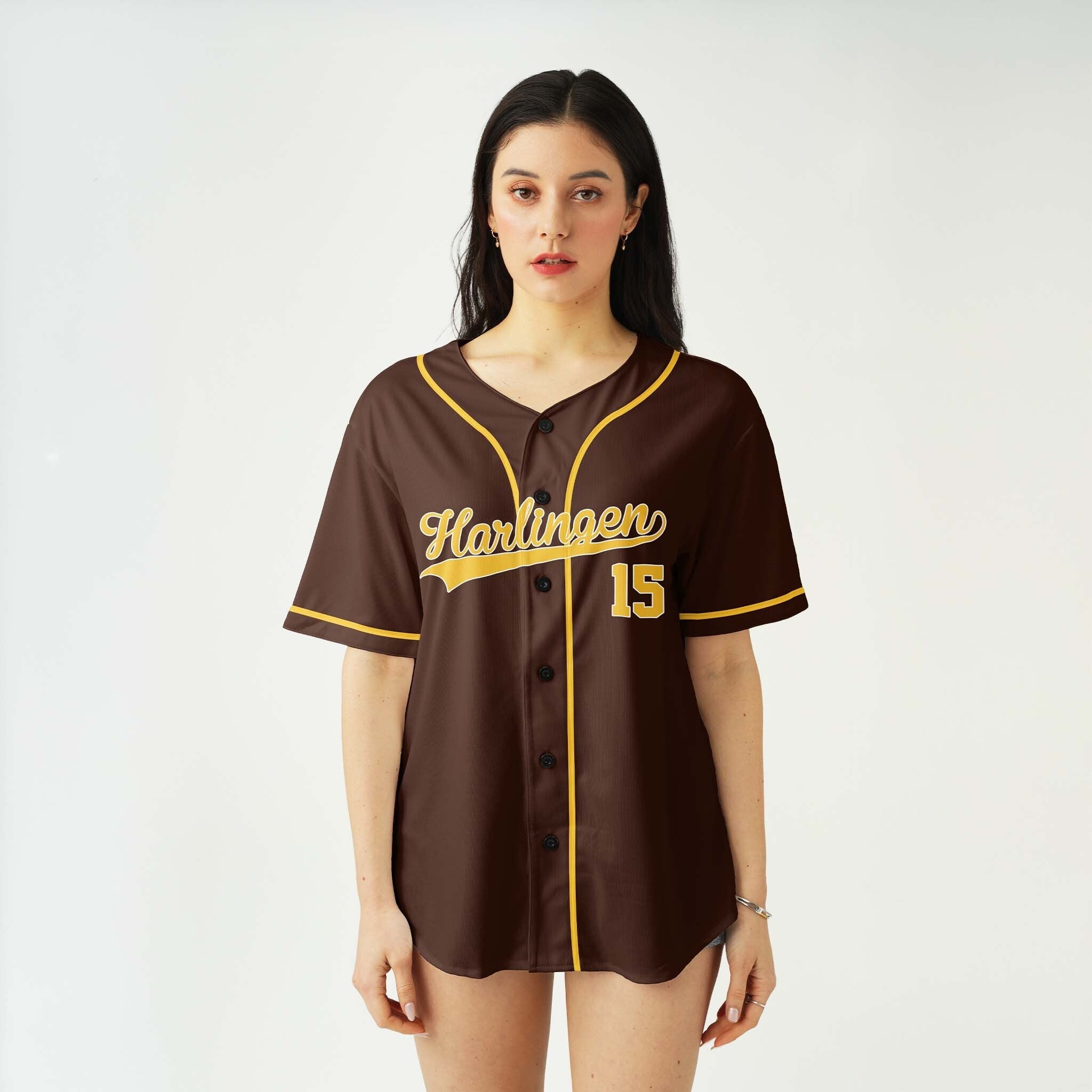 Custom Brown Baseball Jerseys – Add Your Name, Number & Logo