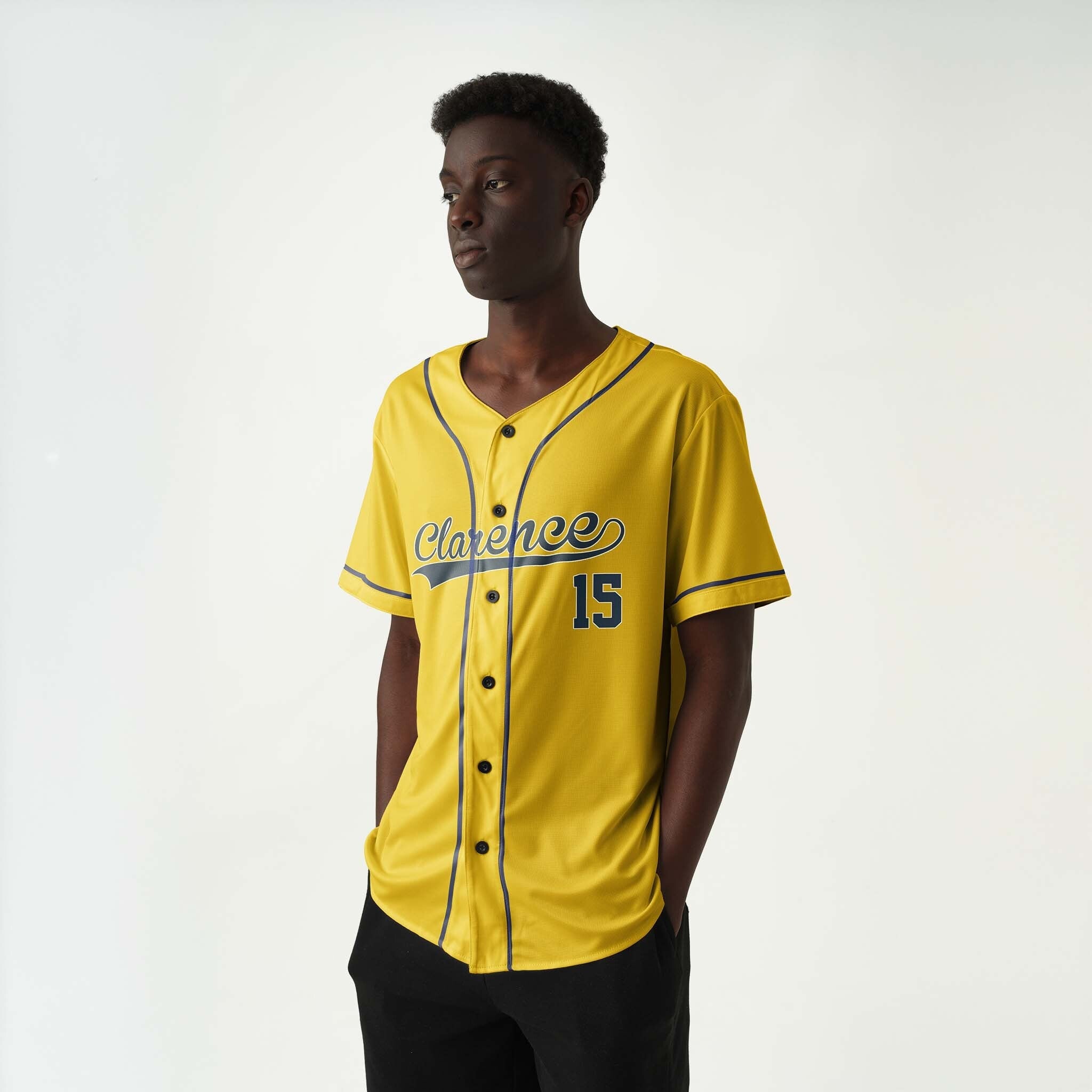 Custom Yellow Baseball Jerseys – Add Your Name, Number & Logo