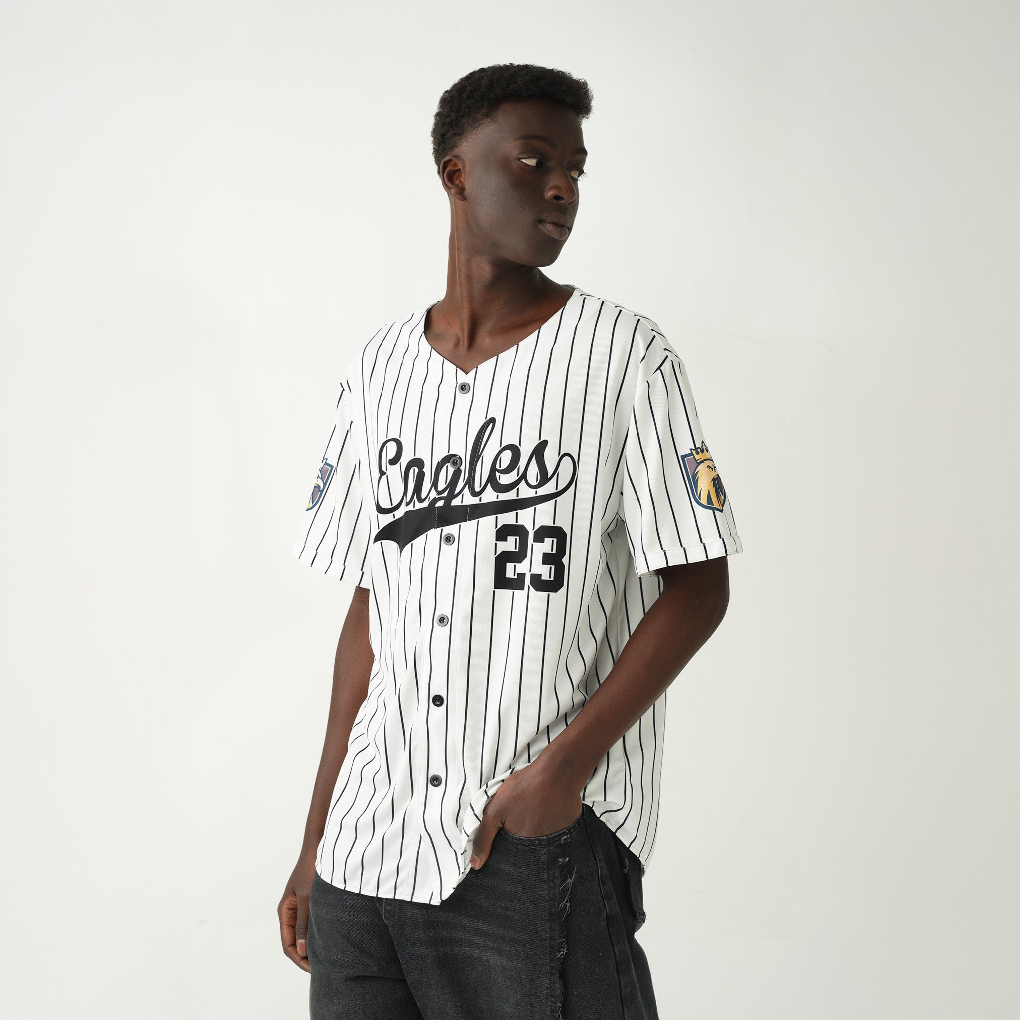 Custom White Baseball Jerseys – Add Your Name, Number & Logo