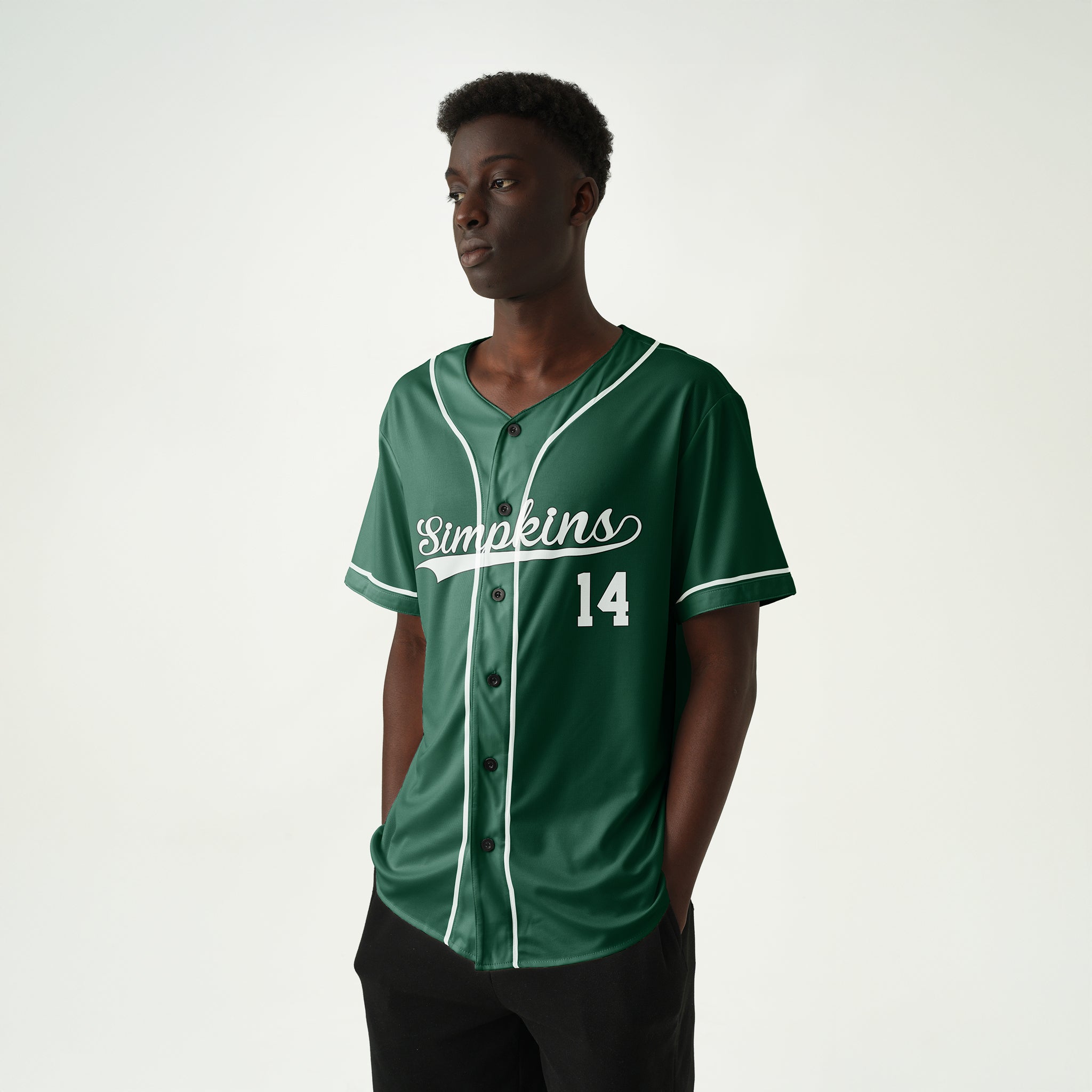 Custom Green Baseball Jerseys – Add Your Name, Number & Logo