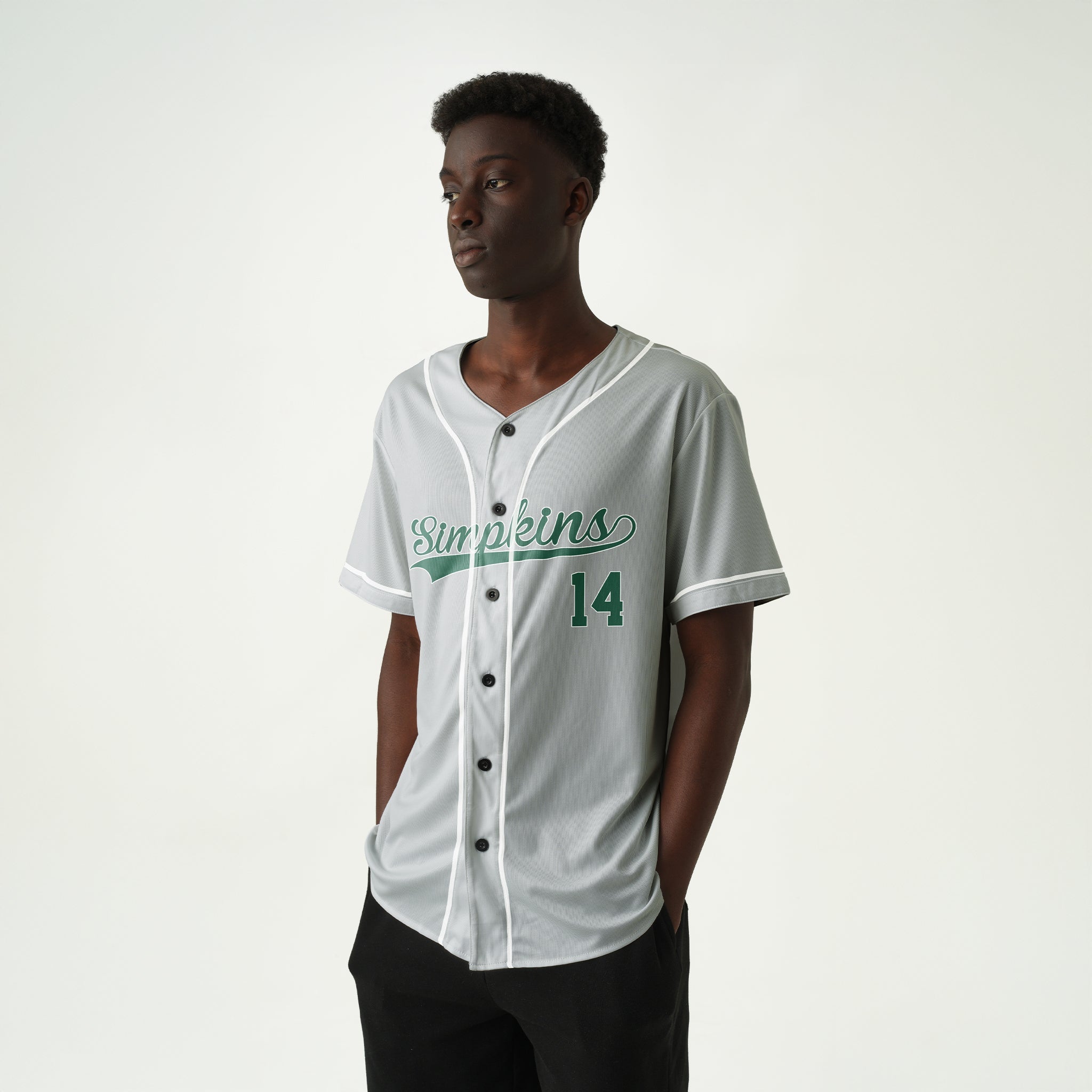 Custom Gray Baseball Jerseys – Add Your Name, Number & Logo