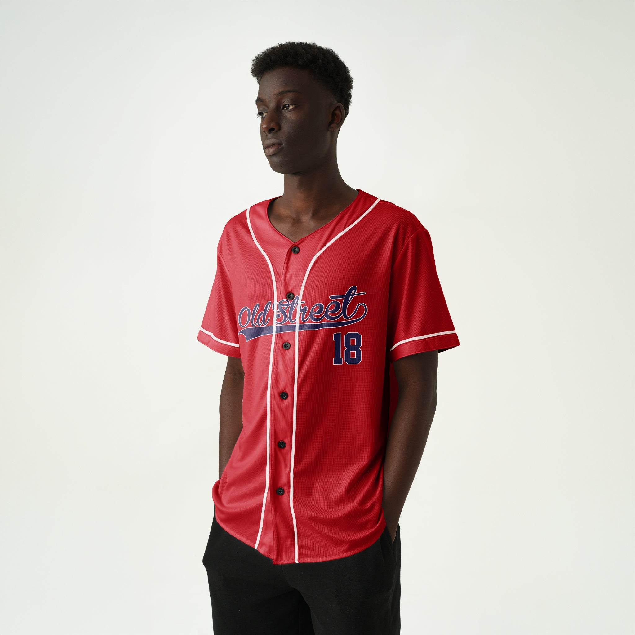Custom Red Baseball Jerseys – Add Your Name, Number & Logo