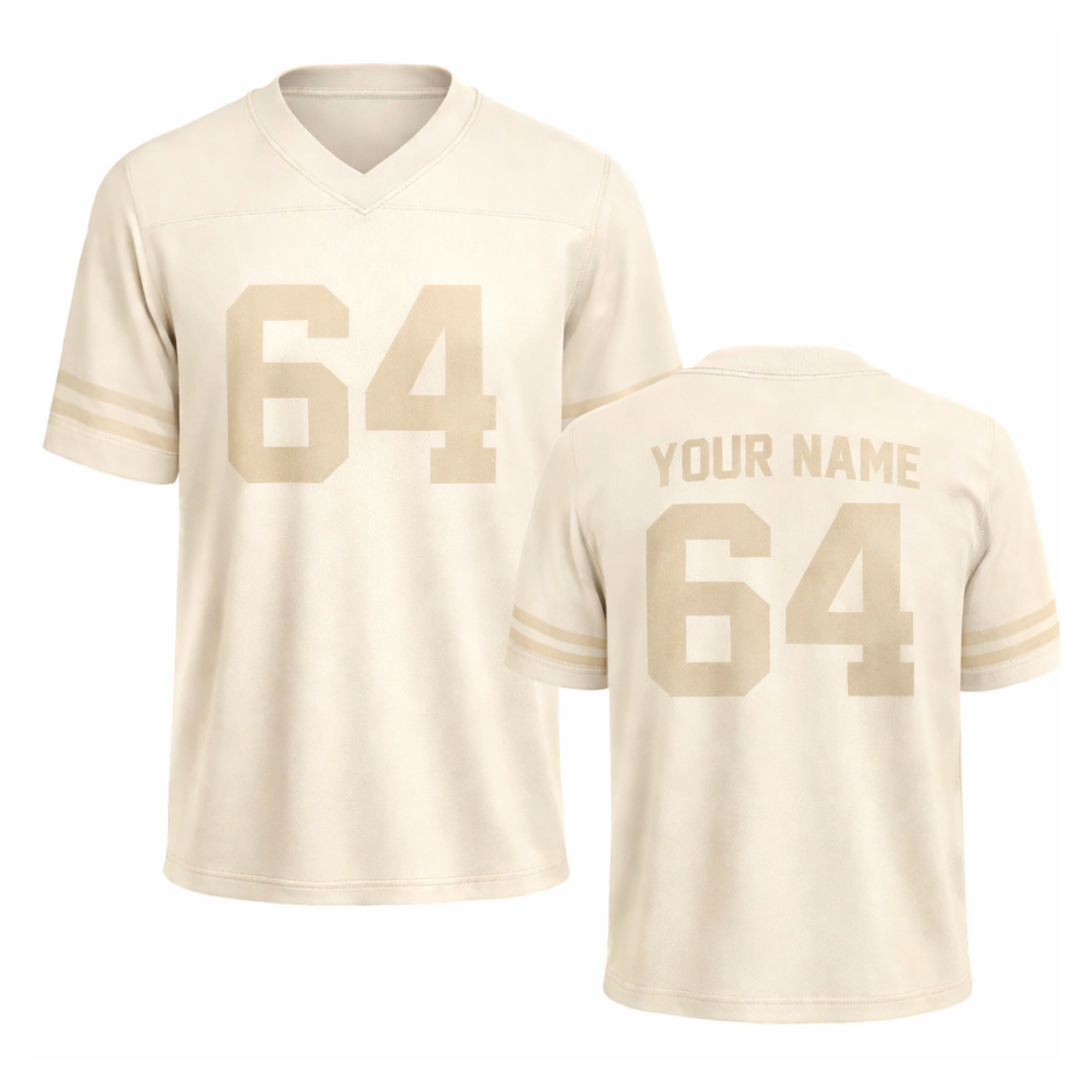 Custom Football Jersey – 64 Benito Bowl – Add Your Name and Number