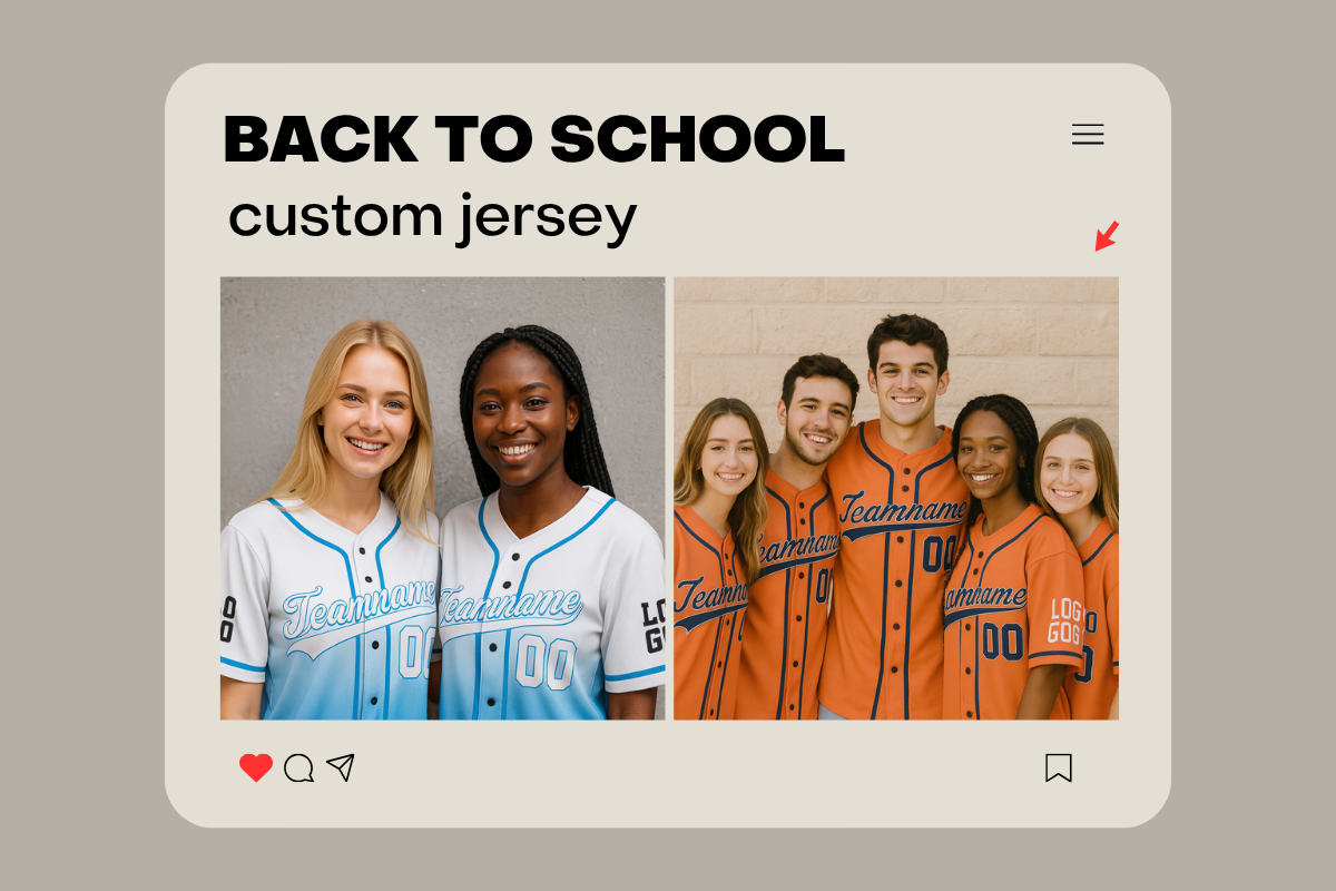 Back to School Custom Baseball Jersey: Make the New Year Stand Out