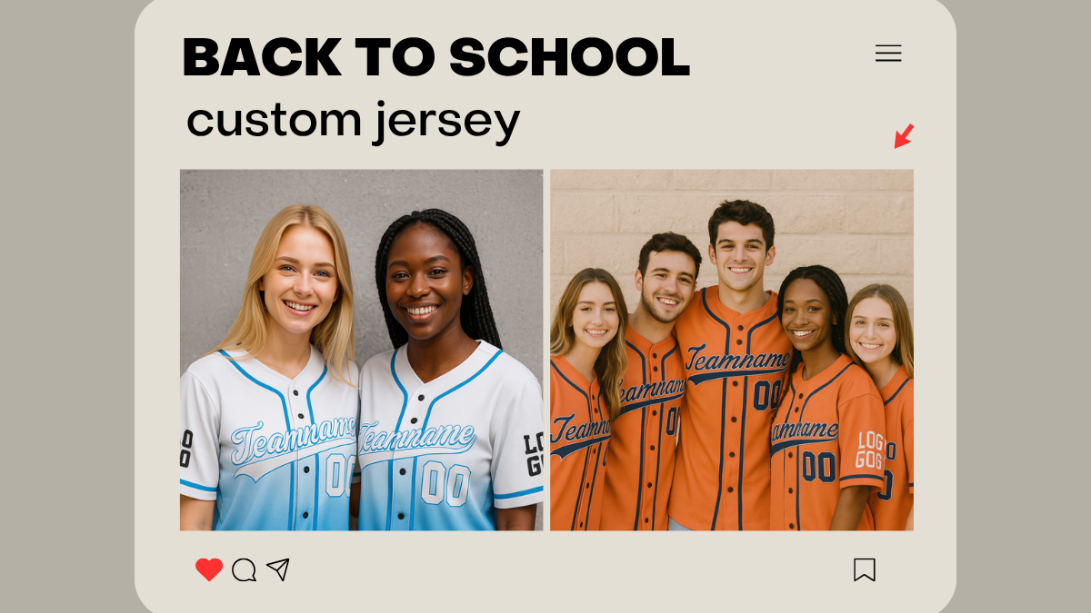 Back to School Custom Baseball Jersey: Make the New Year Stand Out