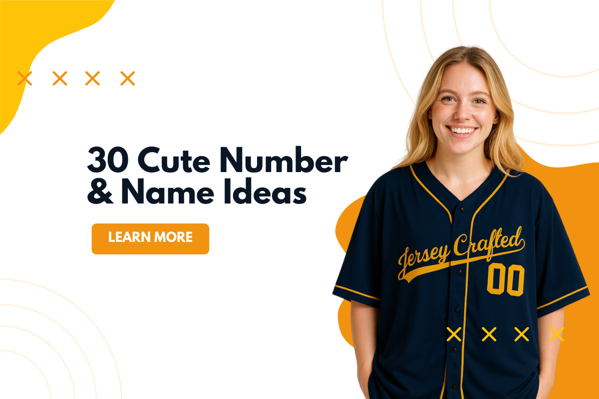 30 Cute Number & Name Ideas for Matching Couple Jerseys