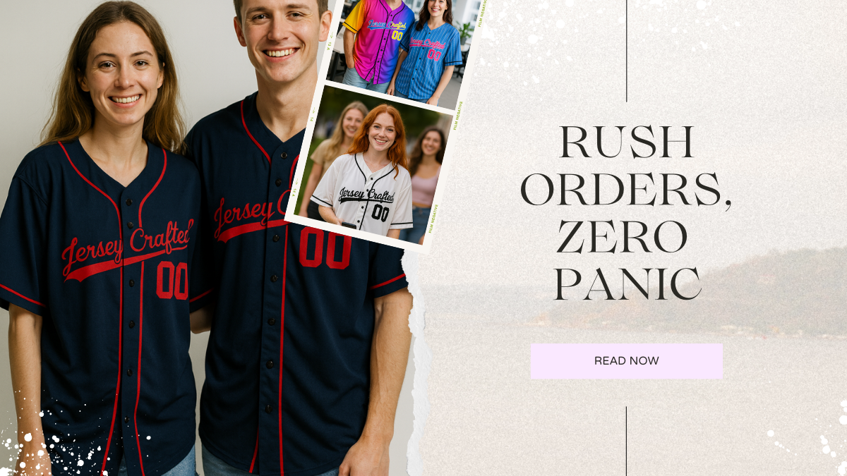Rush Orders, Zero Panic: Custom Jersey Timelines and Shipping Hacks