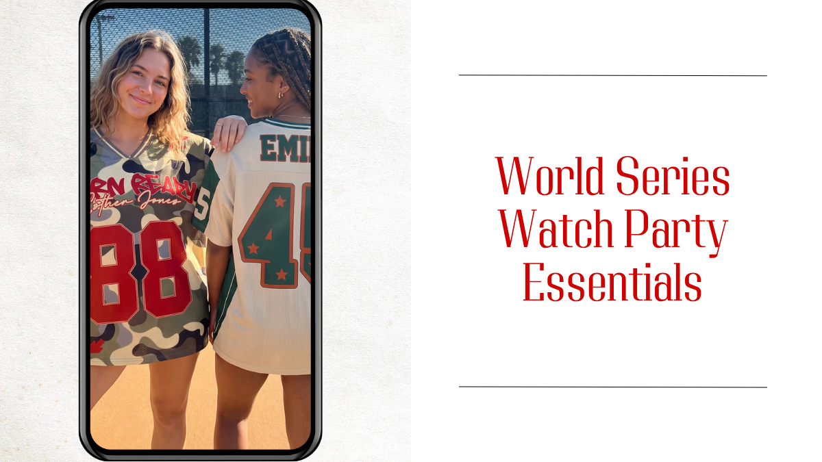 World Series Watch Party Essentials: Custom Baseball Jerseys for Fans Who Go All In