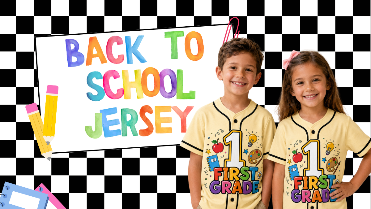 Custom Back to School Jerseys: The Perfect Way to Celebrate the First Day