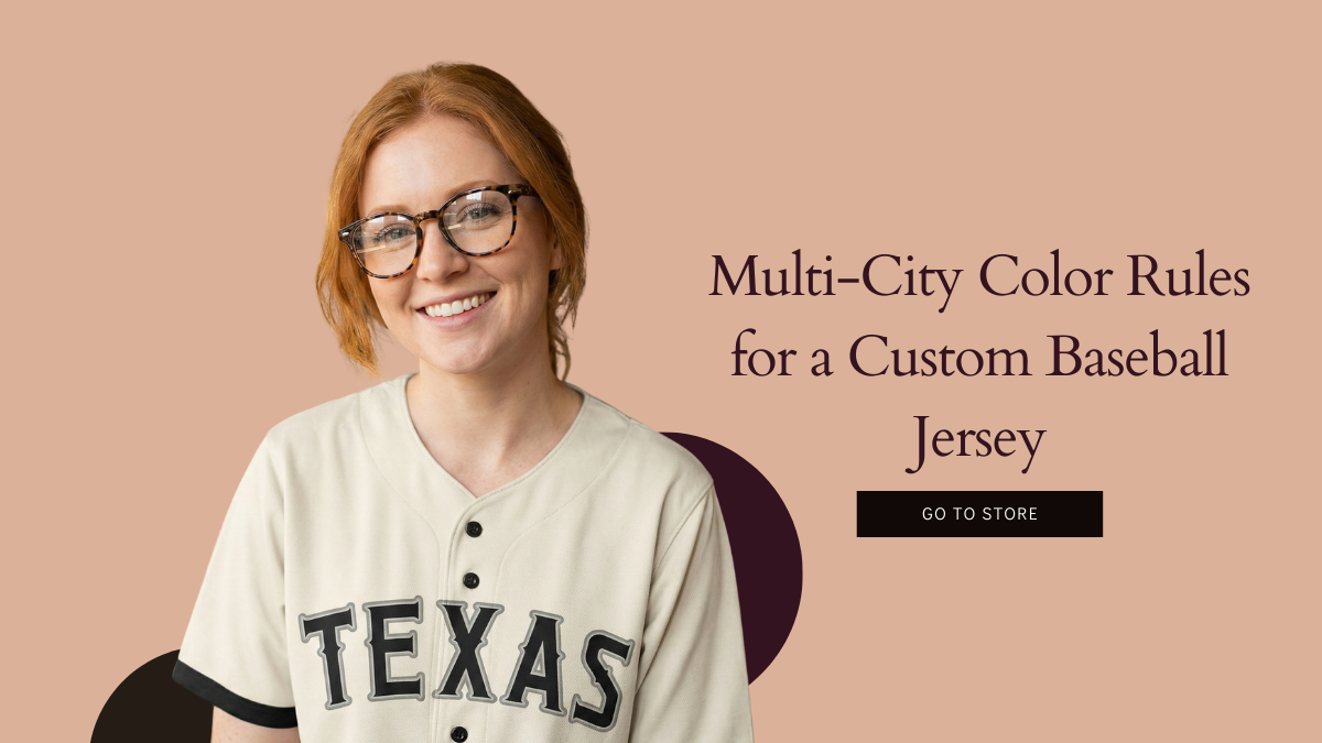 Travel Team Cohesion: Multi-City Color Rules for a Custom Baseball Jersey