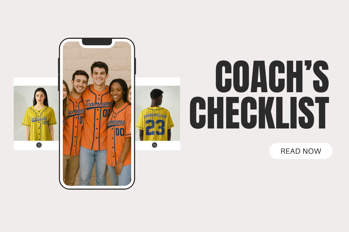 Coach’s Checklist: Ordering a Custom Baseball Jersey for the Whole Roster