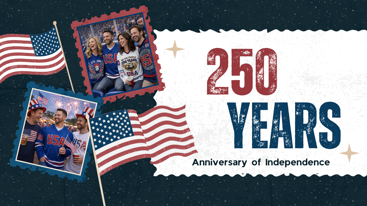 Celebrating 250 Years of American Spirit on Ice with Custom Hockey Jerseys