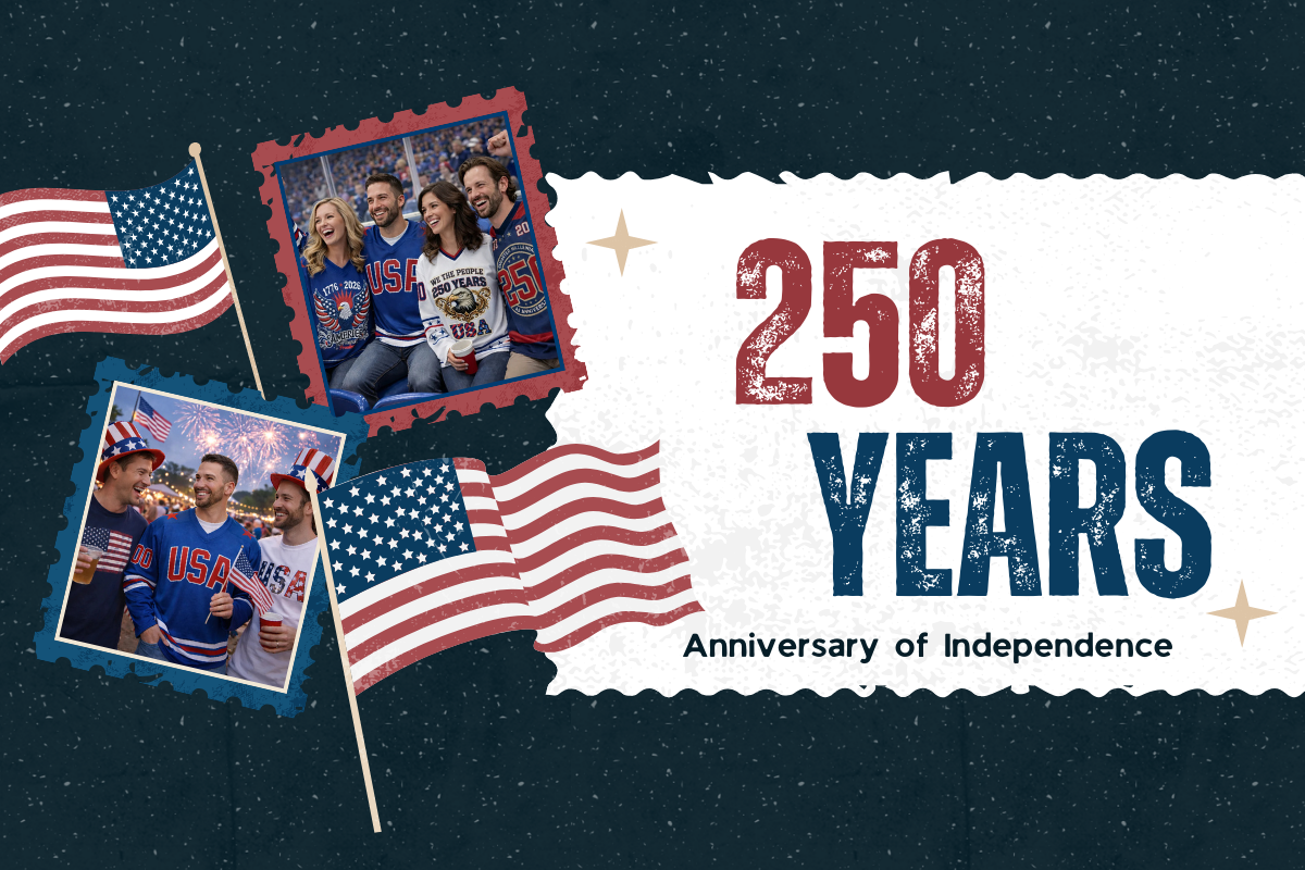 Celebrating 250 Years of American Spirit on Ice with Custom Hockey Jerseys
