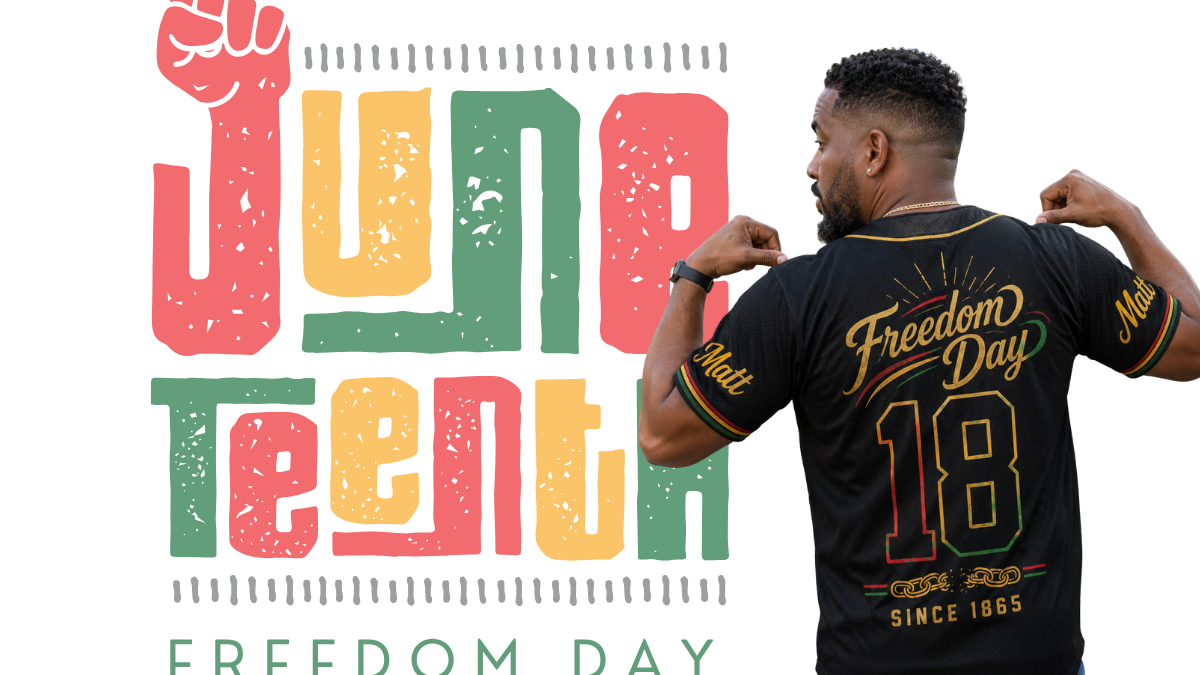 Freedom in Every Stitch: Show Your Pride with Custom Juneteenth Baseball Jerseys