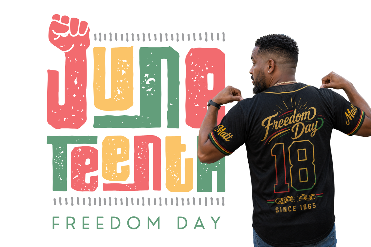 Freedom in Every Stitch: Show Your Pride with Custom Juneteenth Baseball Jerseys