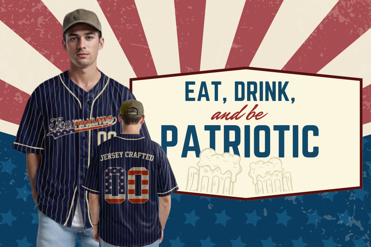 Show Your Pride with a Custom Patriotic Jersey!