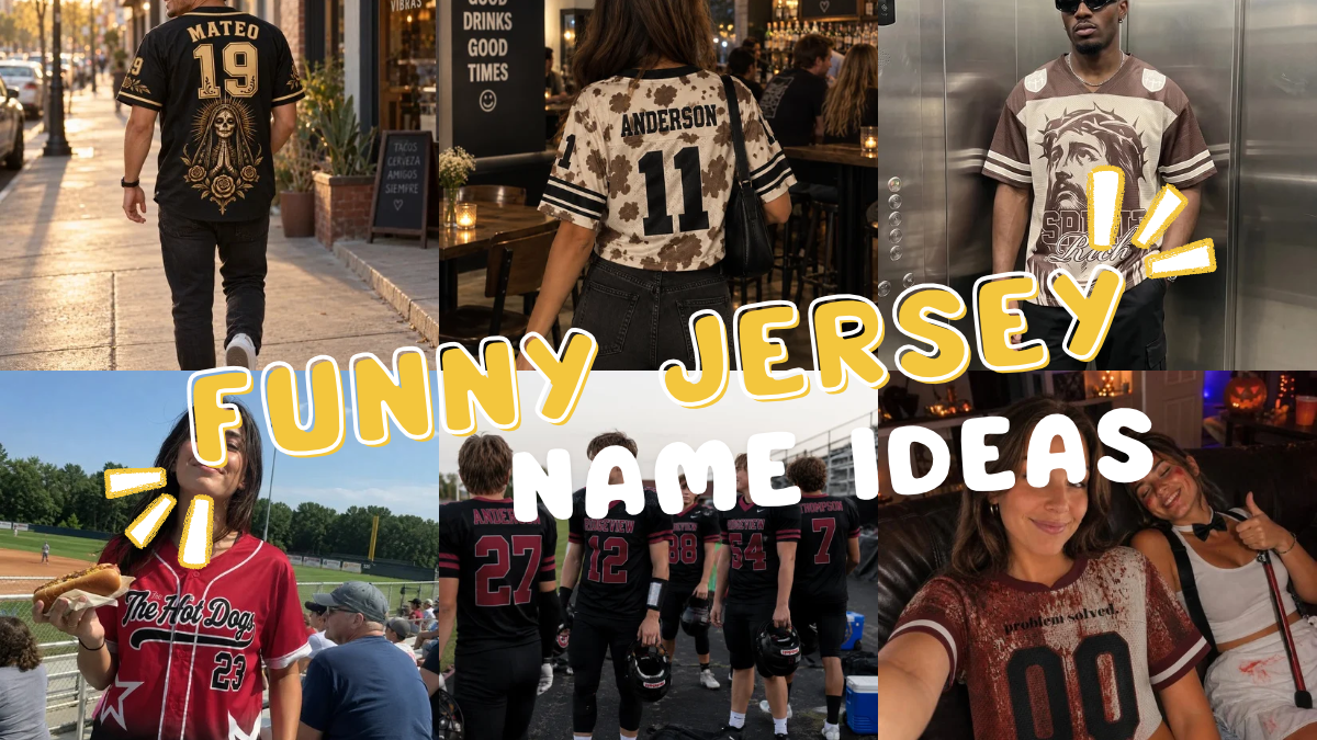 Funny Jersey Name Ideas: 50+ Nicknames for Your Team, Friend Group, or Bachelor Party
