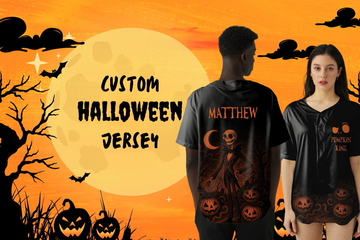 From Trick-or-Treat to Tailgate: Custom Halloween Jerseys for Spooky Occasion