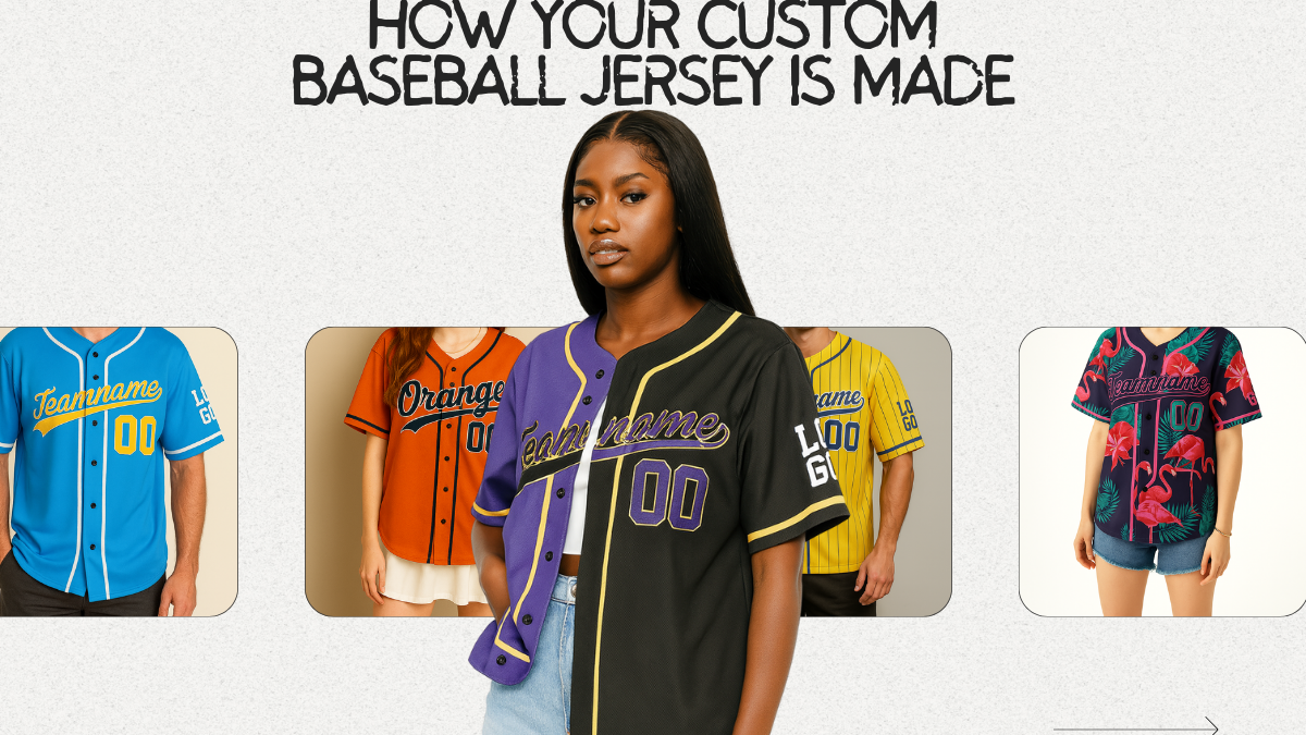 From Sketch to Stitch: How Your Custom Baseball Jersey Is Made