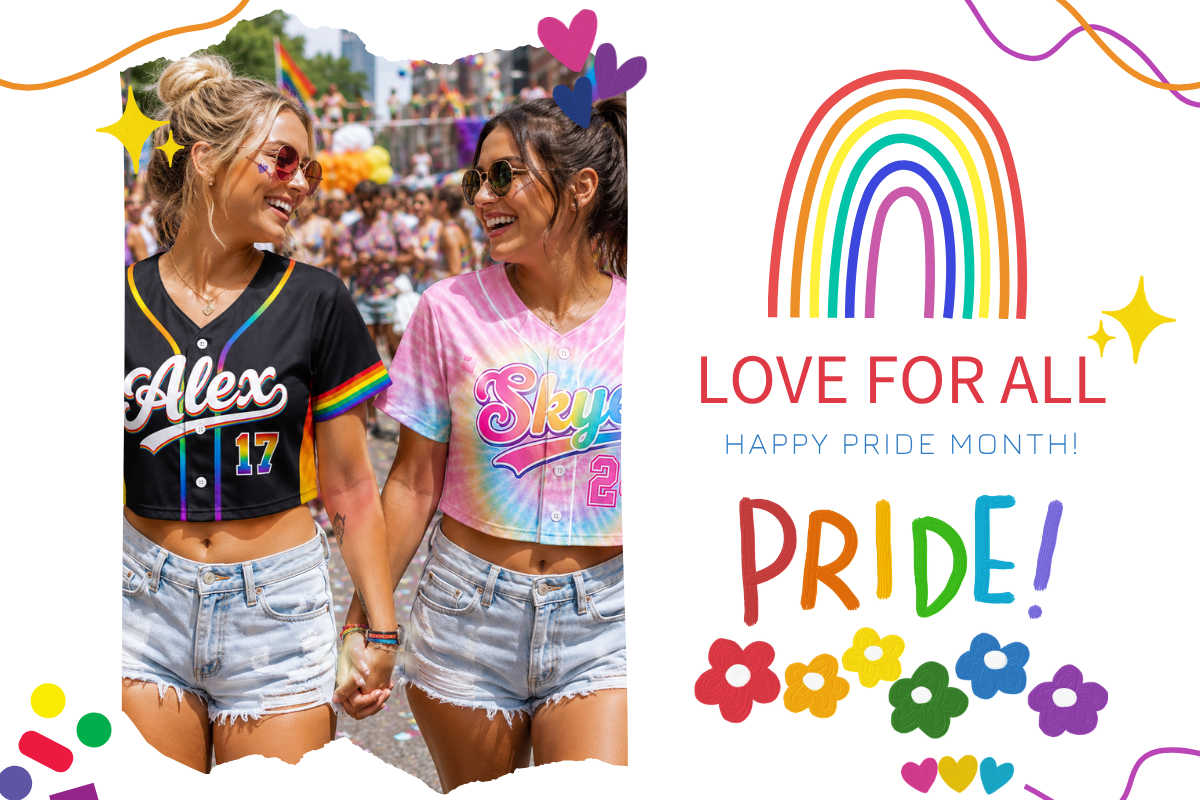 Play with Pride: New Custom Baseball Jerseys Designed for Pride Month