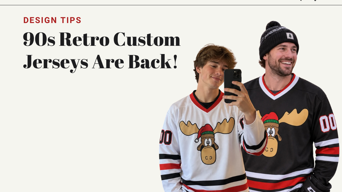 90s Retro Custom Jerseys Are Back: How to Design a Throwback Look That Still Feels New