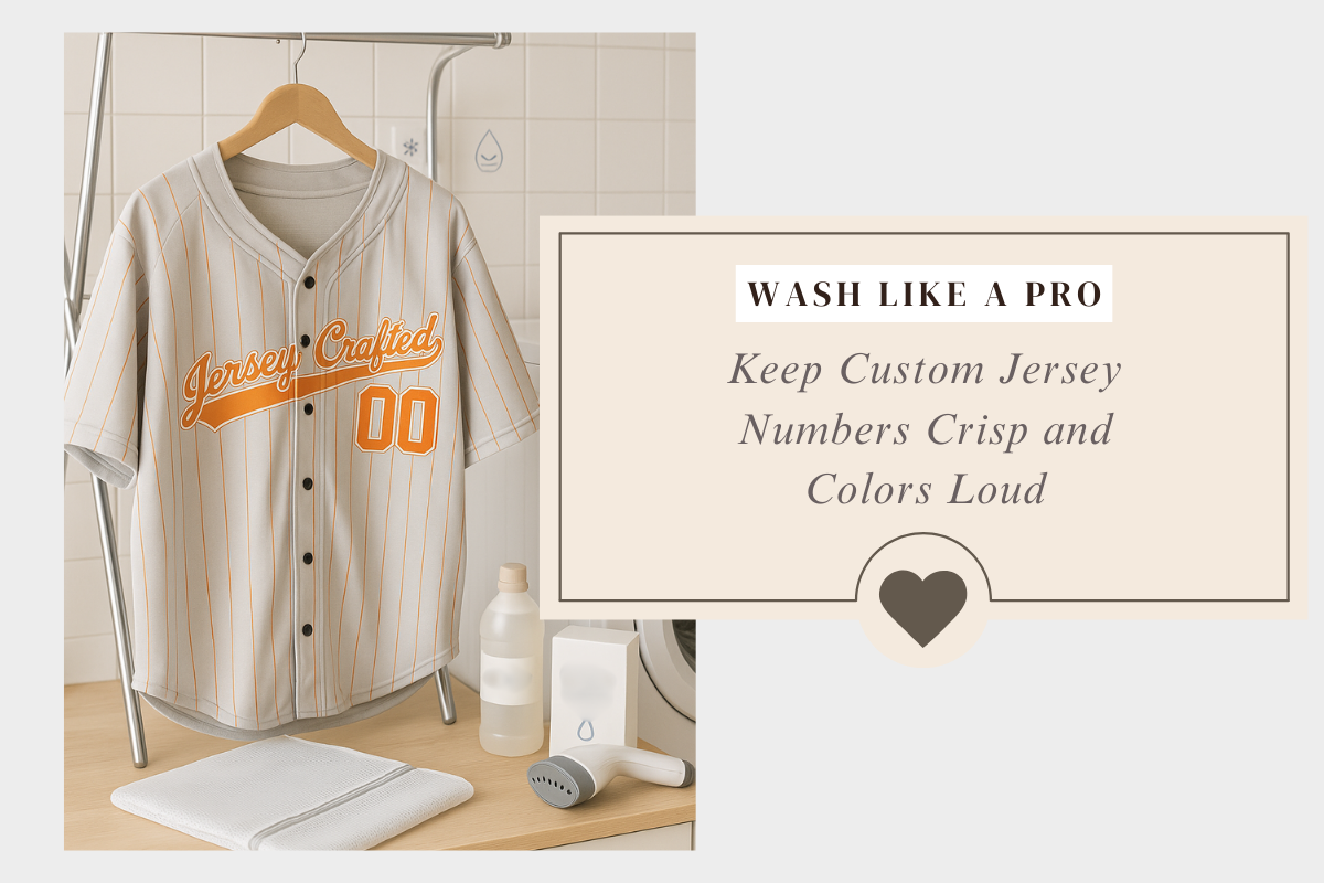 Wash Like a Pro: Keep Custom Jersey Numbers Crisp and Colors Loud