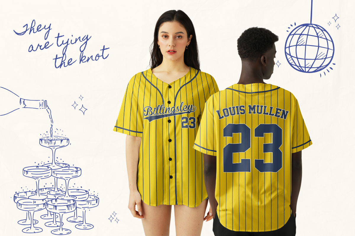 Wedding Party Gifts: Custom Jerseys for Bridesmaids and Groomsmen