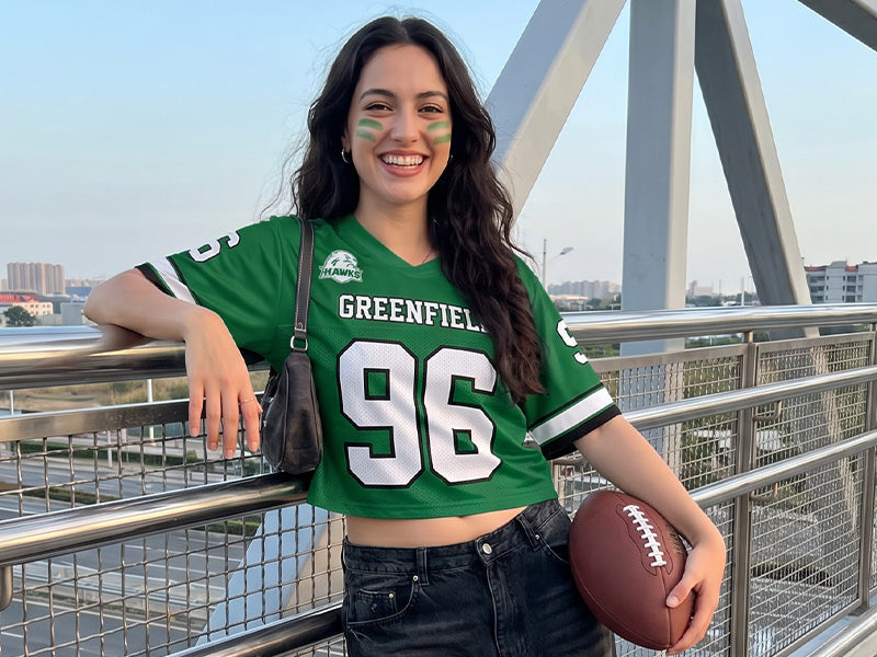 All Custom Crop Football Jerseys