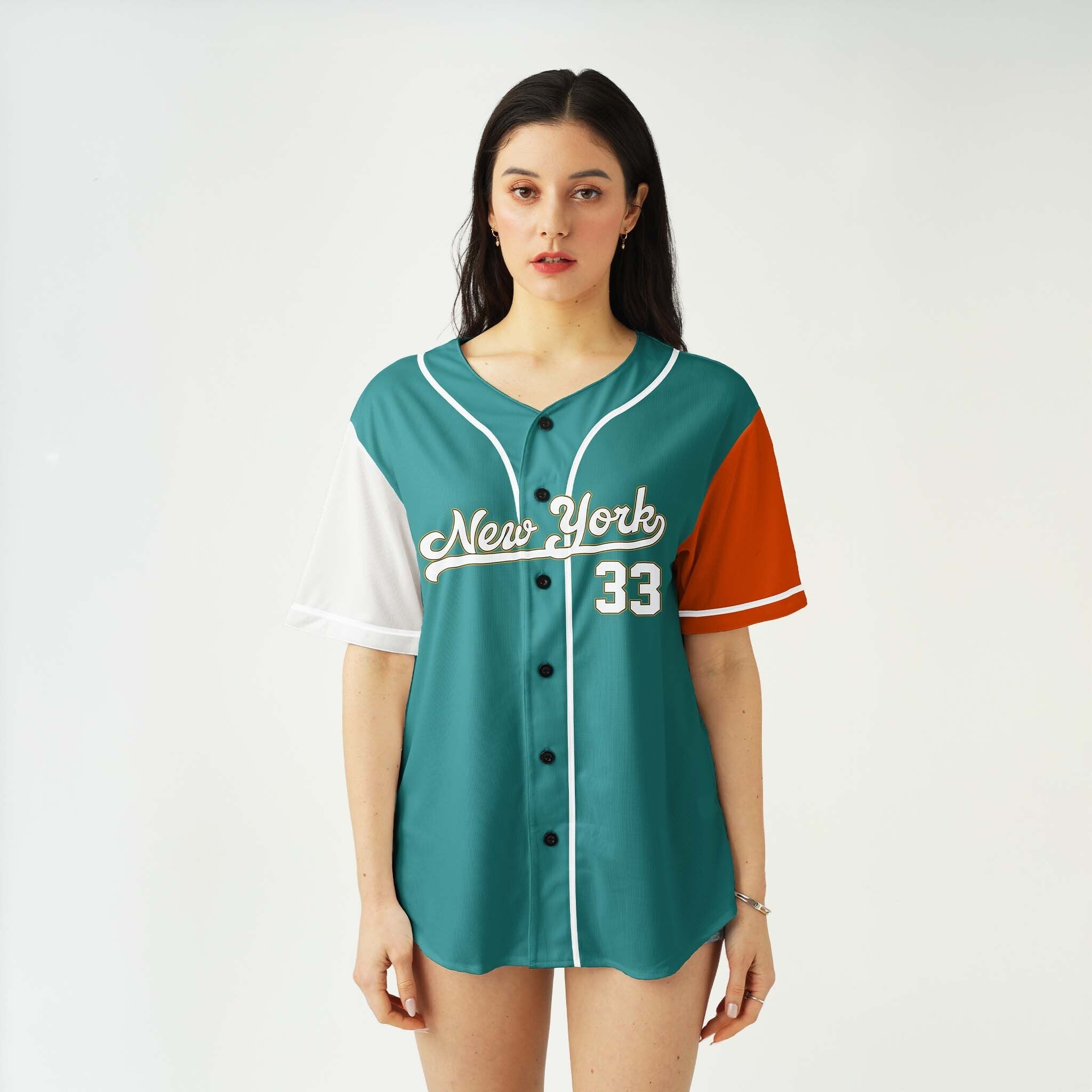 Custom Aqua Baseball Jerseys – Add Your Name, Number & Logo