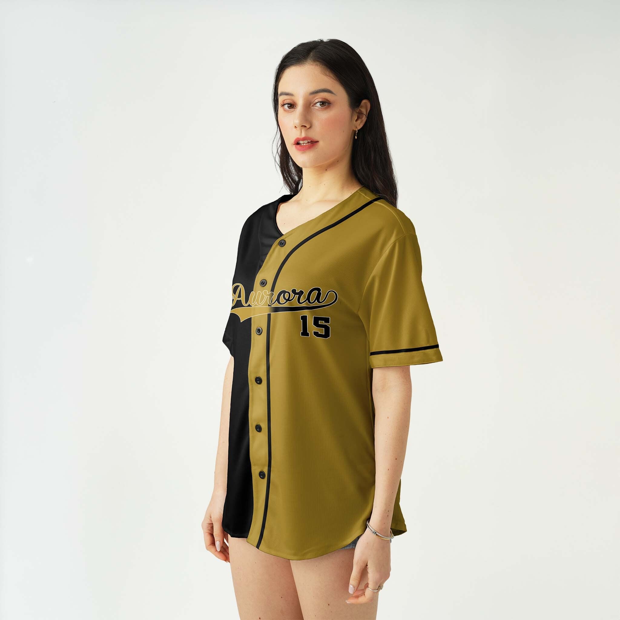 Custom Gold Baseball Jerseys – Add Your Name, Number & Logo