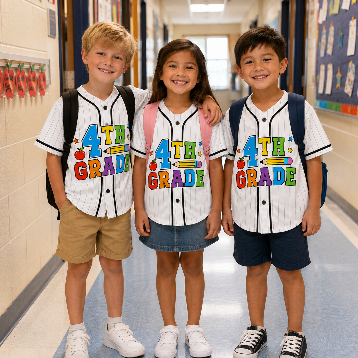 Custom Back to School Baseball Jerseys