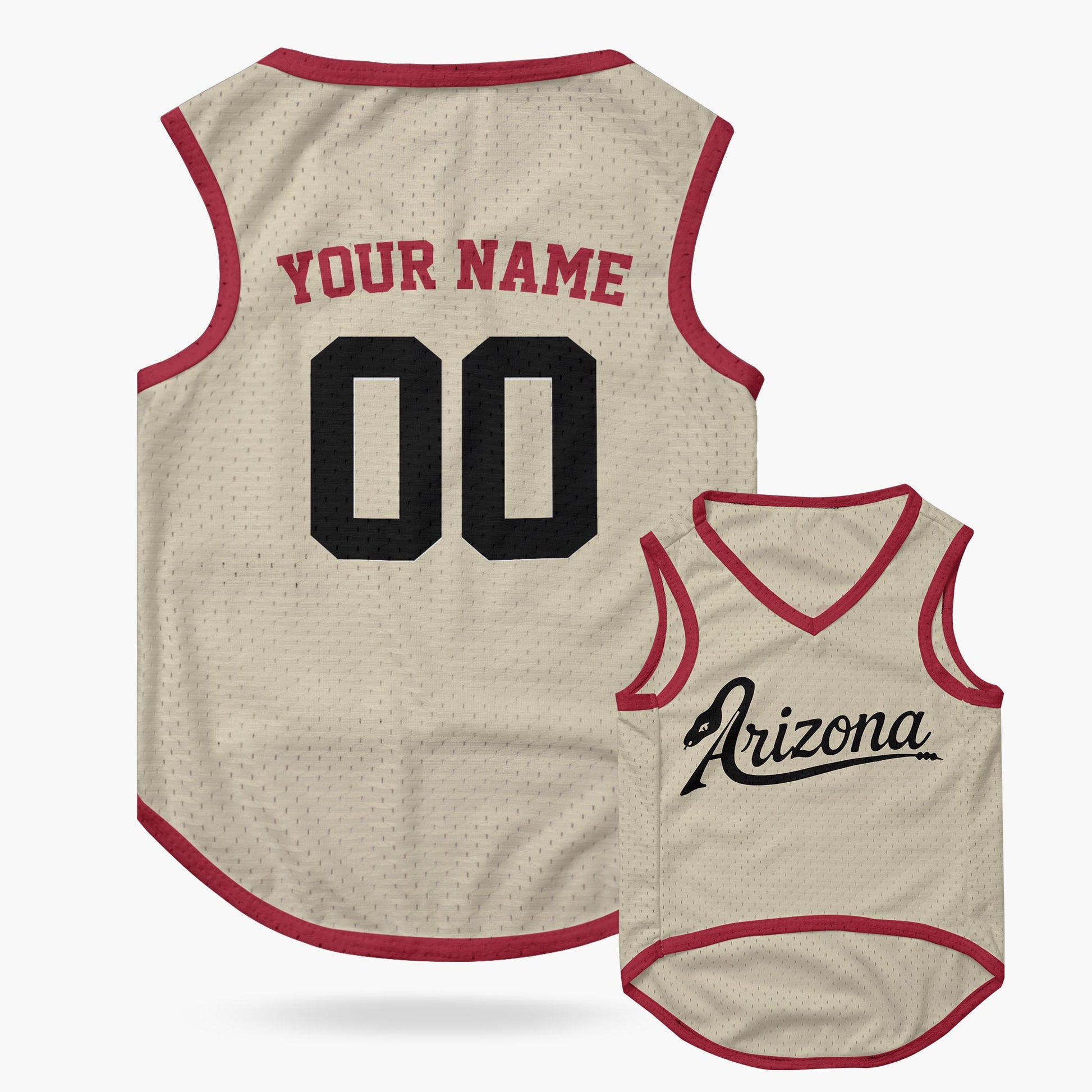 Custom City Pet Jersey Arizona Beige - Design Your Own