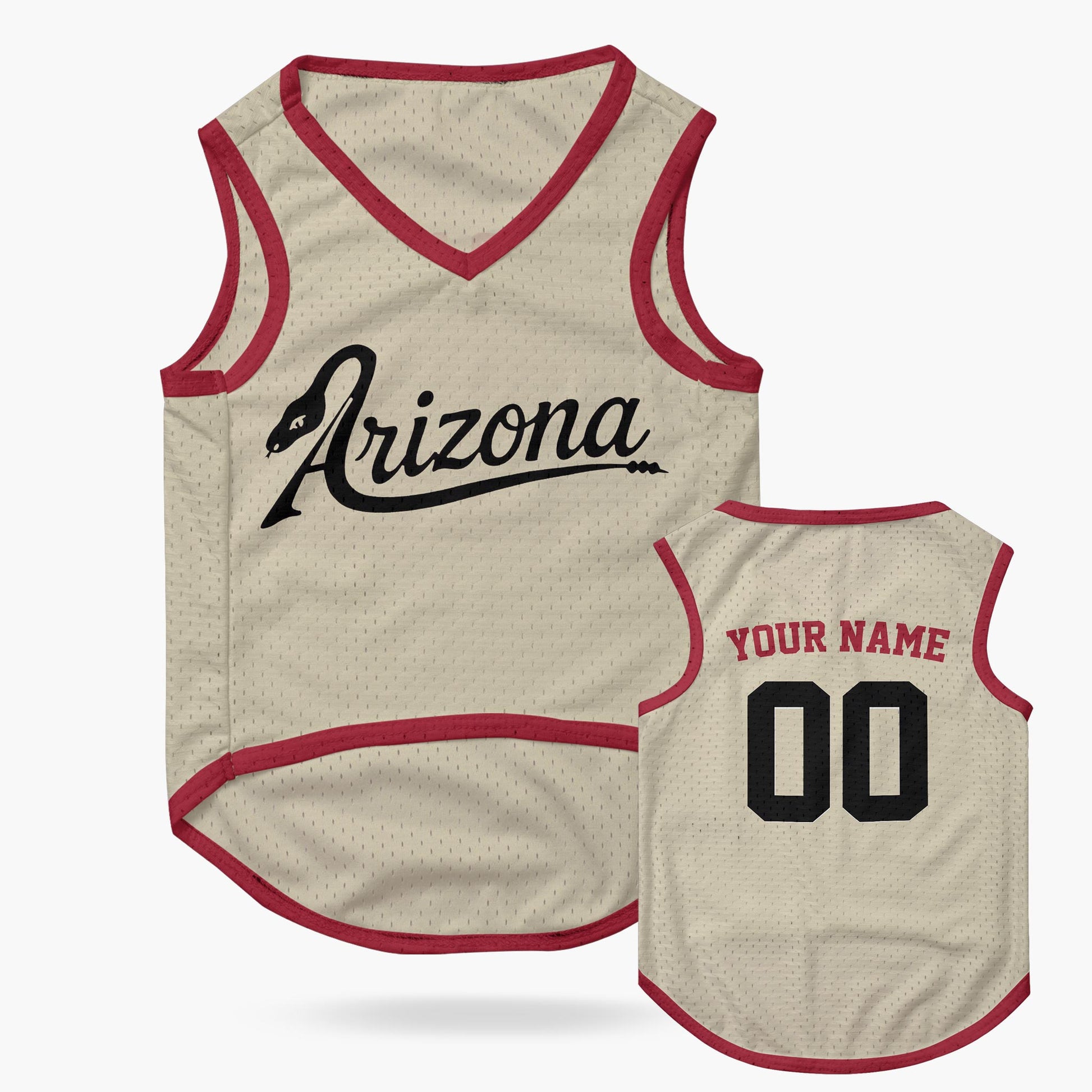 Custom City Pet Jersey Arizona Beige - Design Your Own