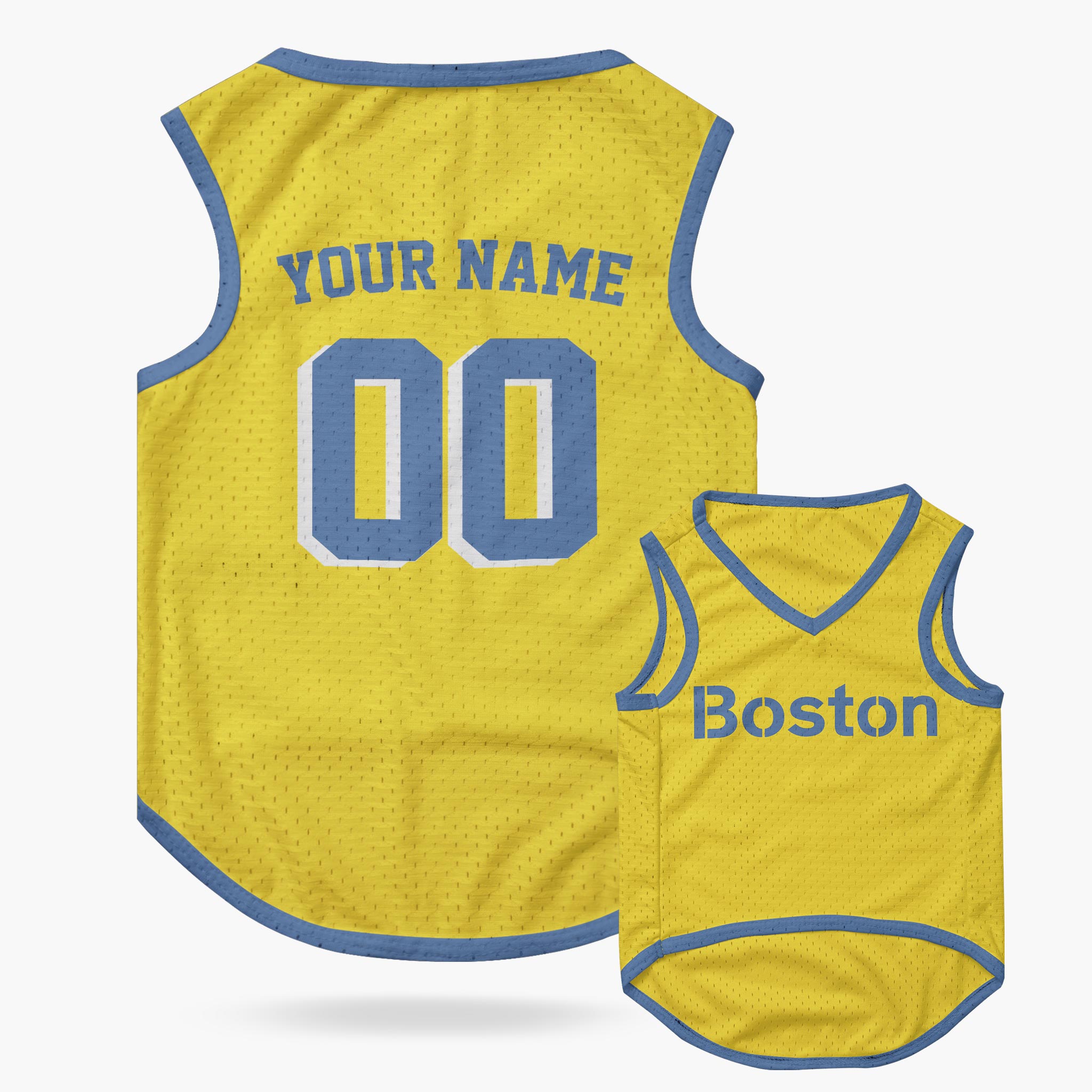 Custom City Pet Jersey Boston Lime - Design Your Own