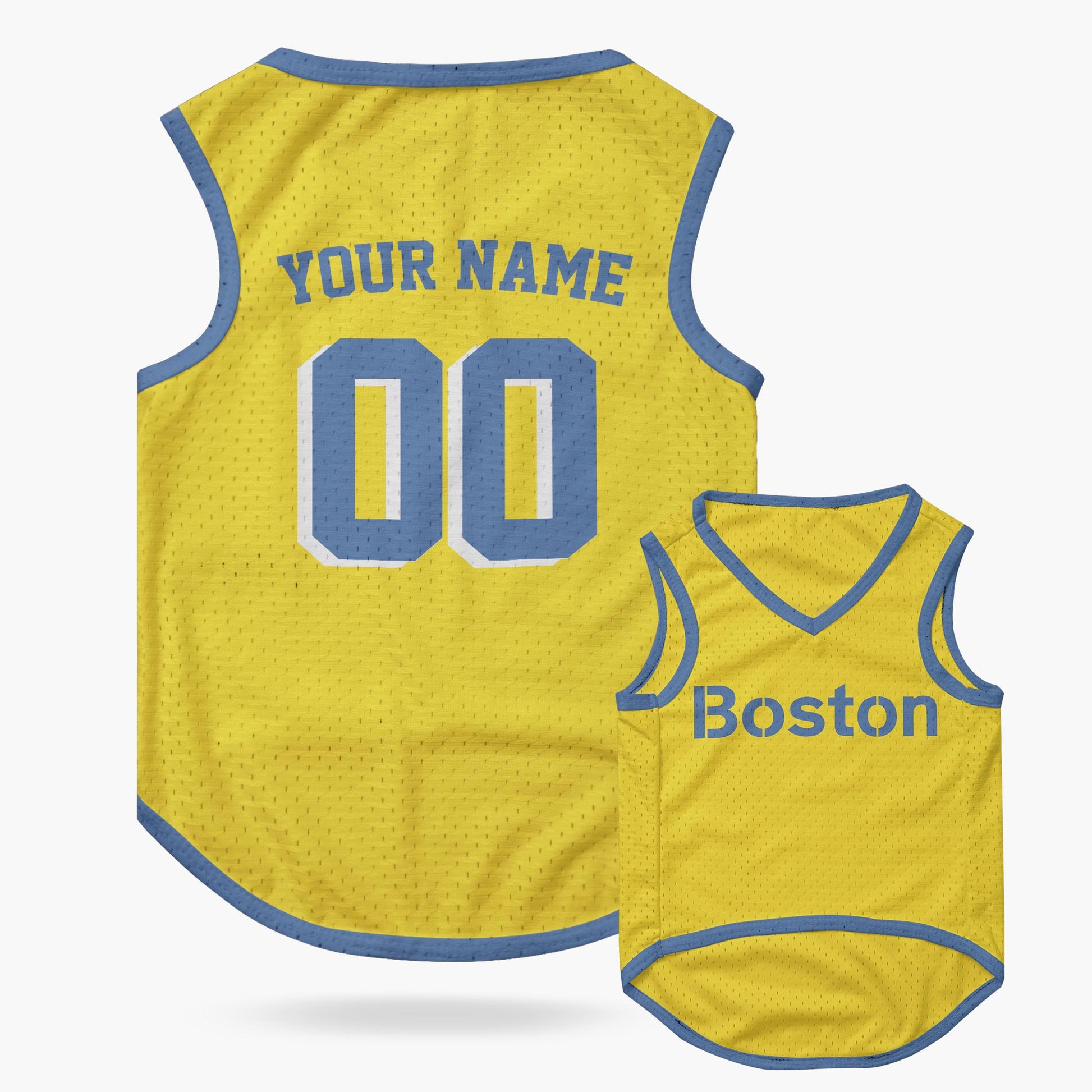 Custom City Pet Jersey Boston Lime - Design Your Own