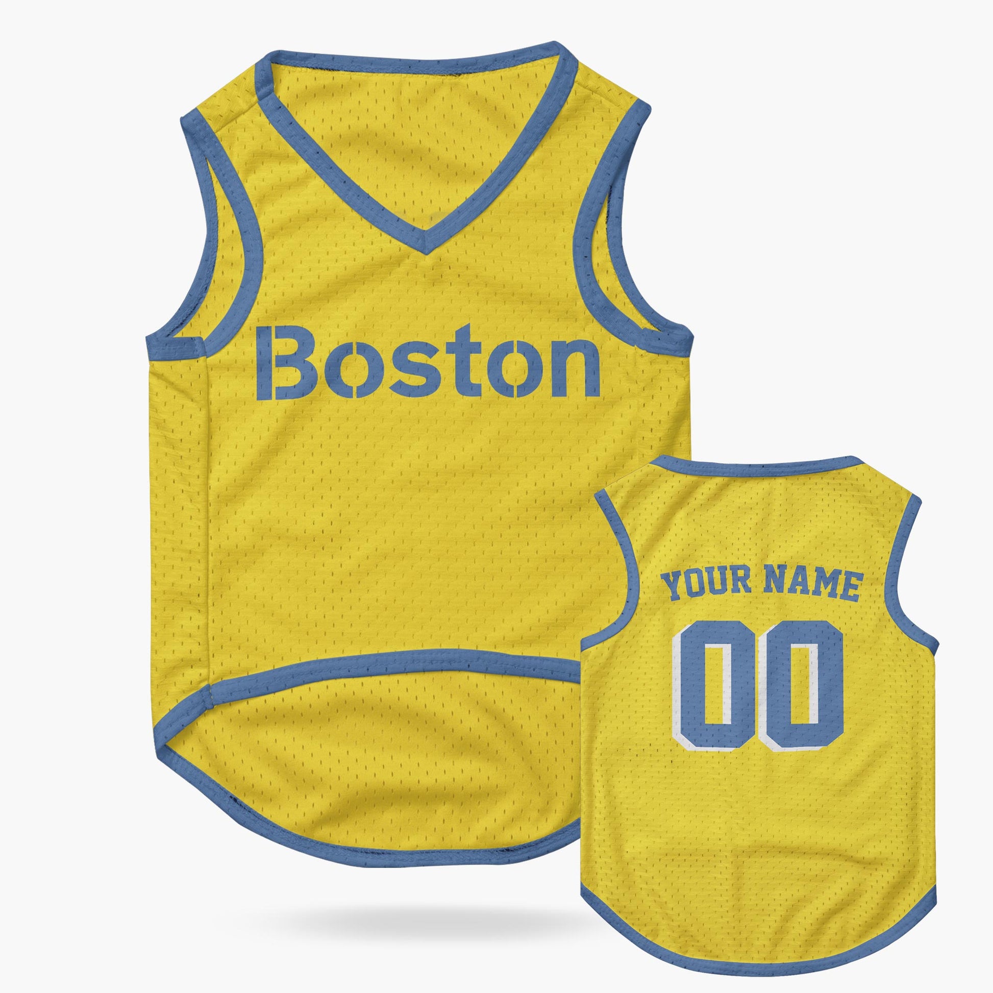 Custom City Pet Jersey Boston Lime - Design Your Own