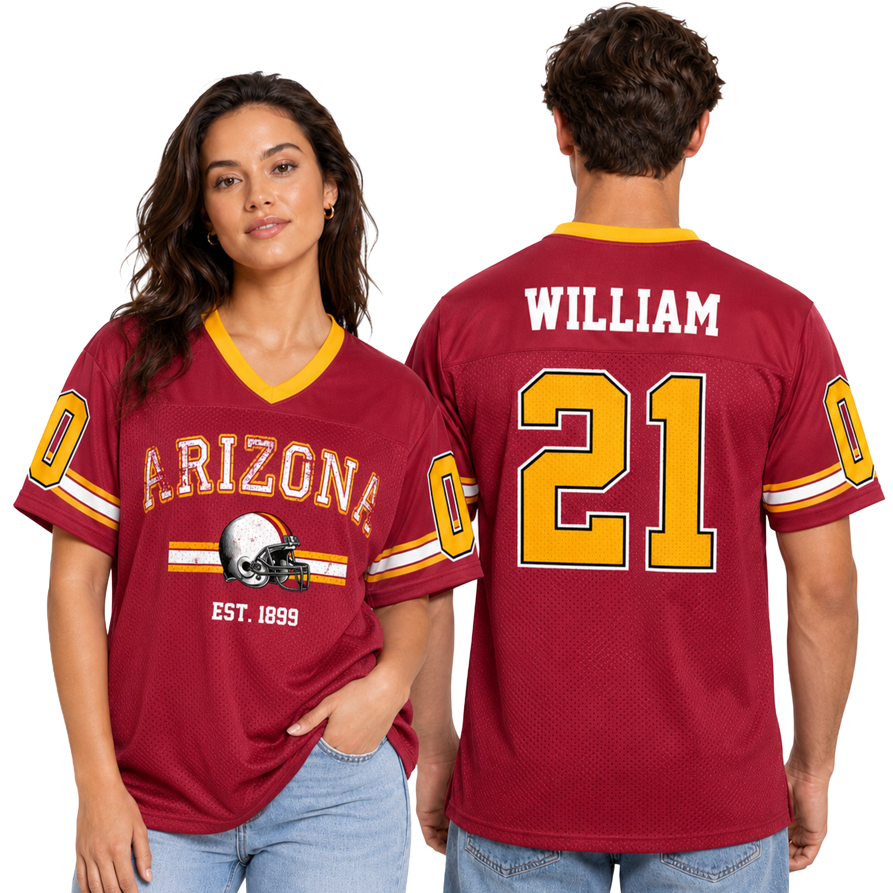 Custom City Football Jersey Arizona - Design Your Own