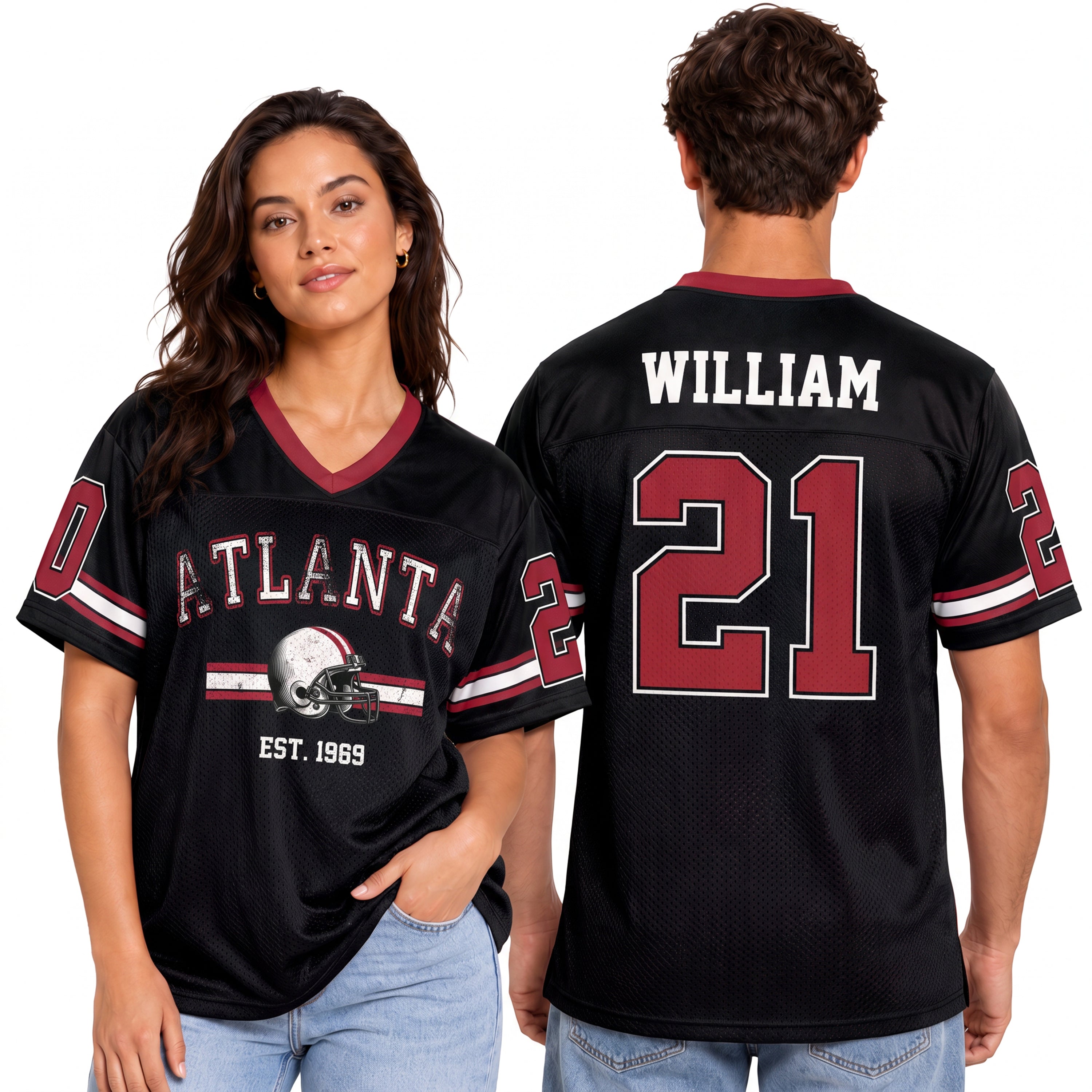 Custom City Football Jersey Atlanta - Design Your Own