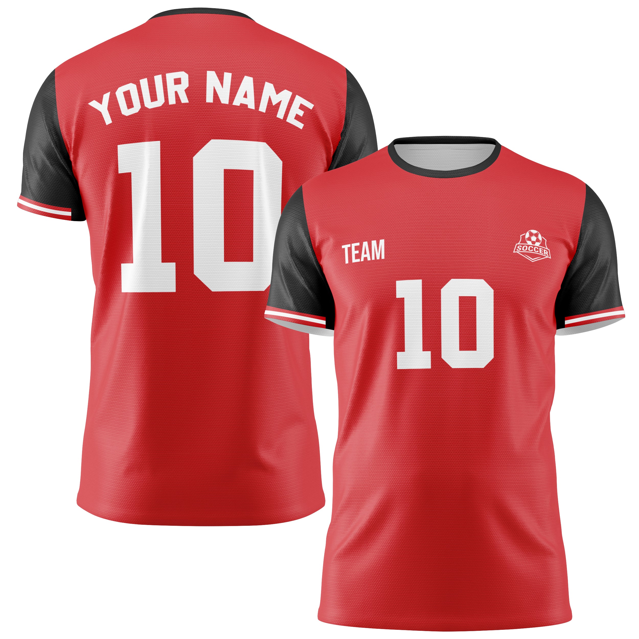 Custom Austria Soccer Jersey 2026 Red Black and White - Design Your Own