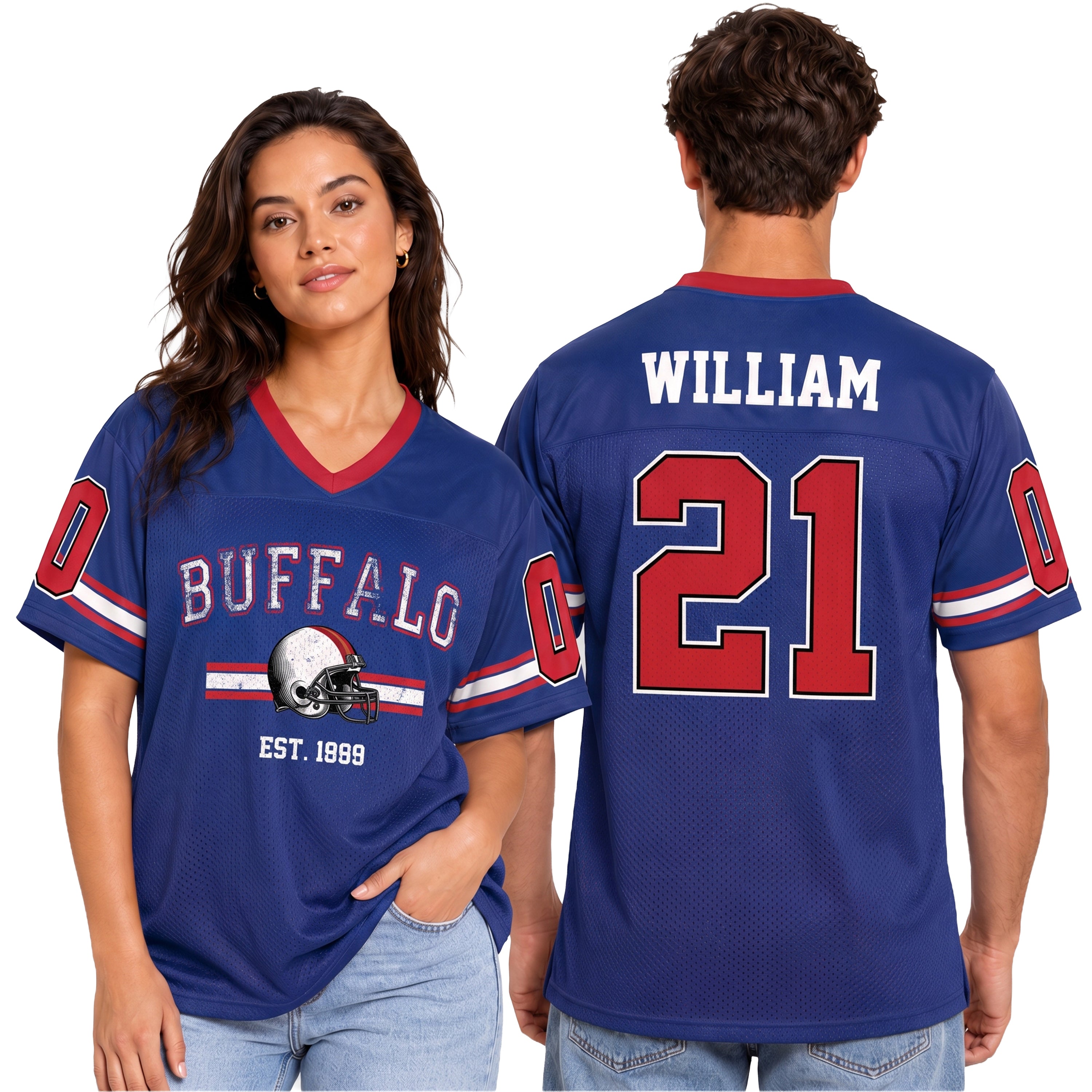 Custom City Football Jersey Buffalo - Design Your Own