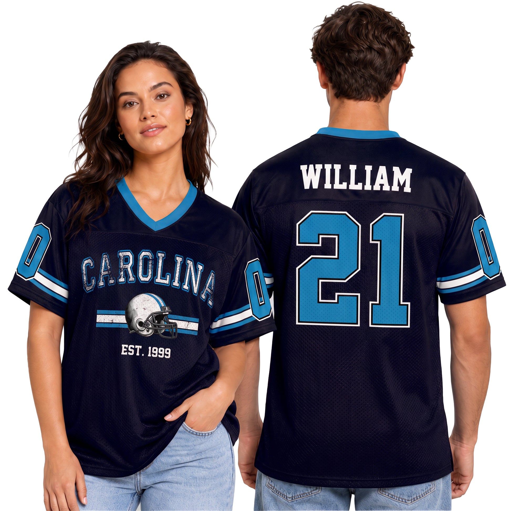 Custom City Football Jersey Carolina - Design Your Own