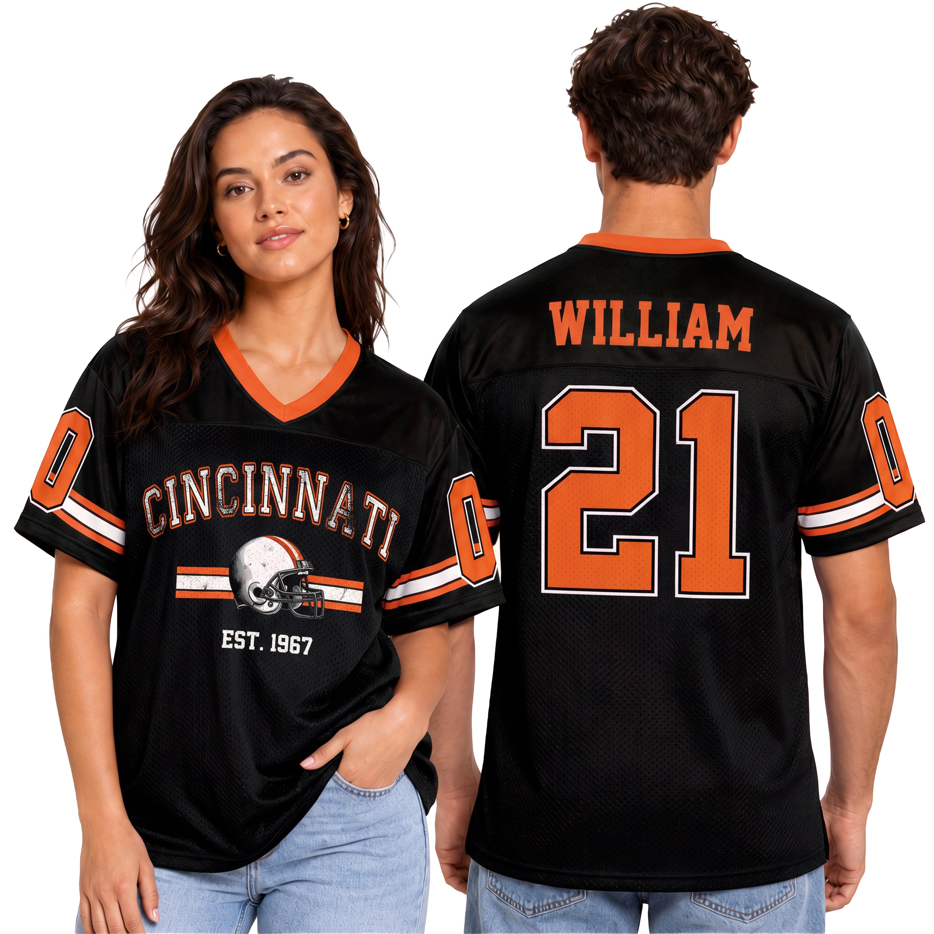 Custom City Football Jersey Cincinnati - Design Your Own