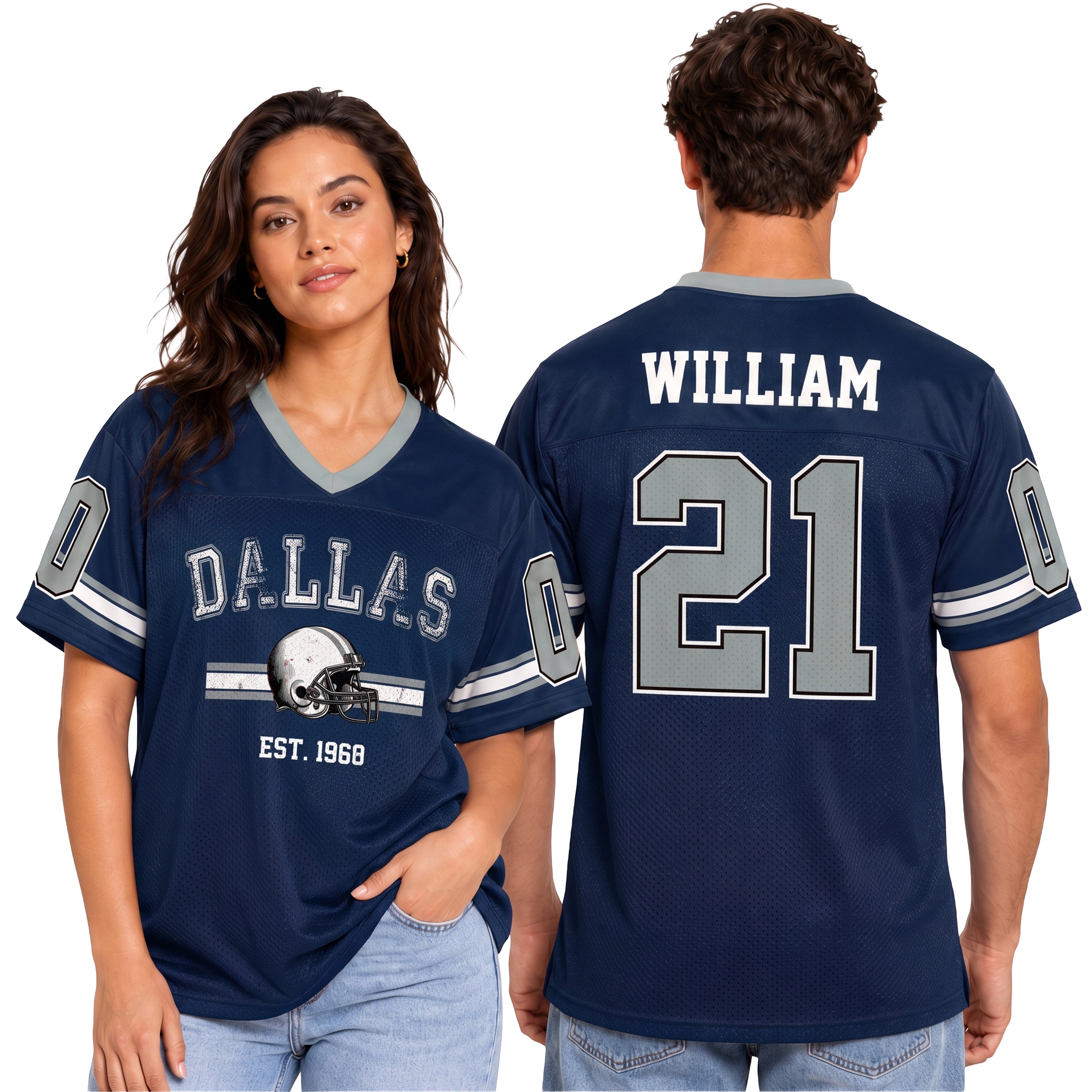 Custom City Football Jersey Dallas - Design Your Own