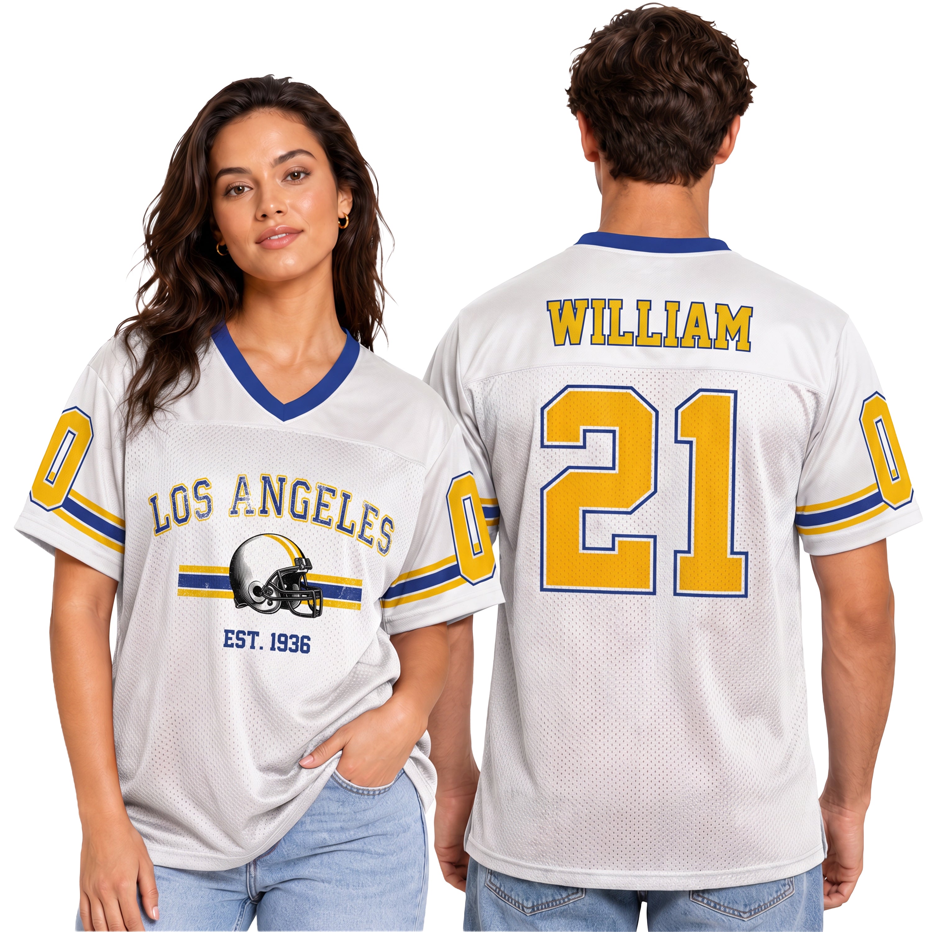 Custom City Football Jersey Los Angeles R - Design Your Own