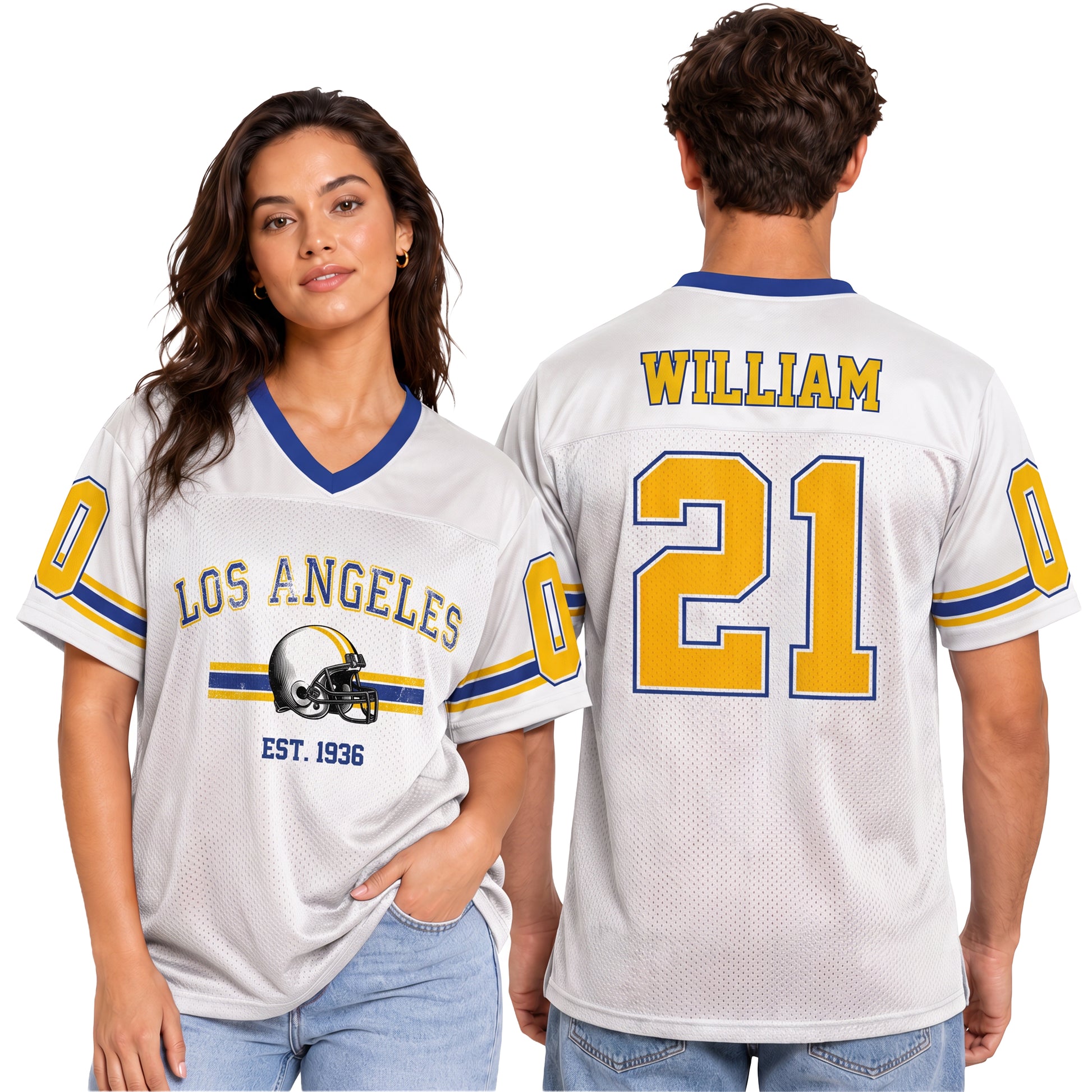 Custom City Football Jersey Los Angeles R - Design Your Own