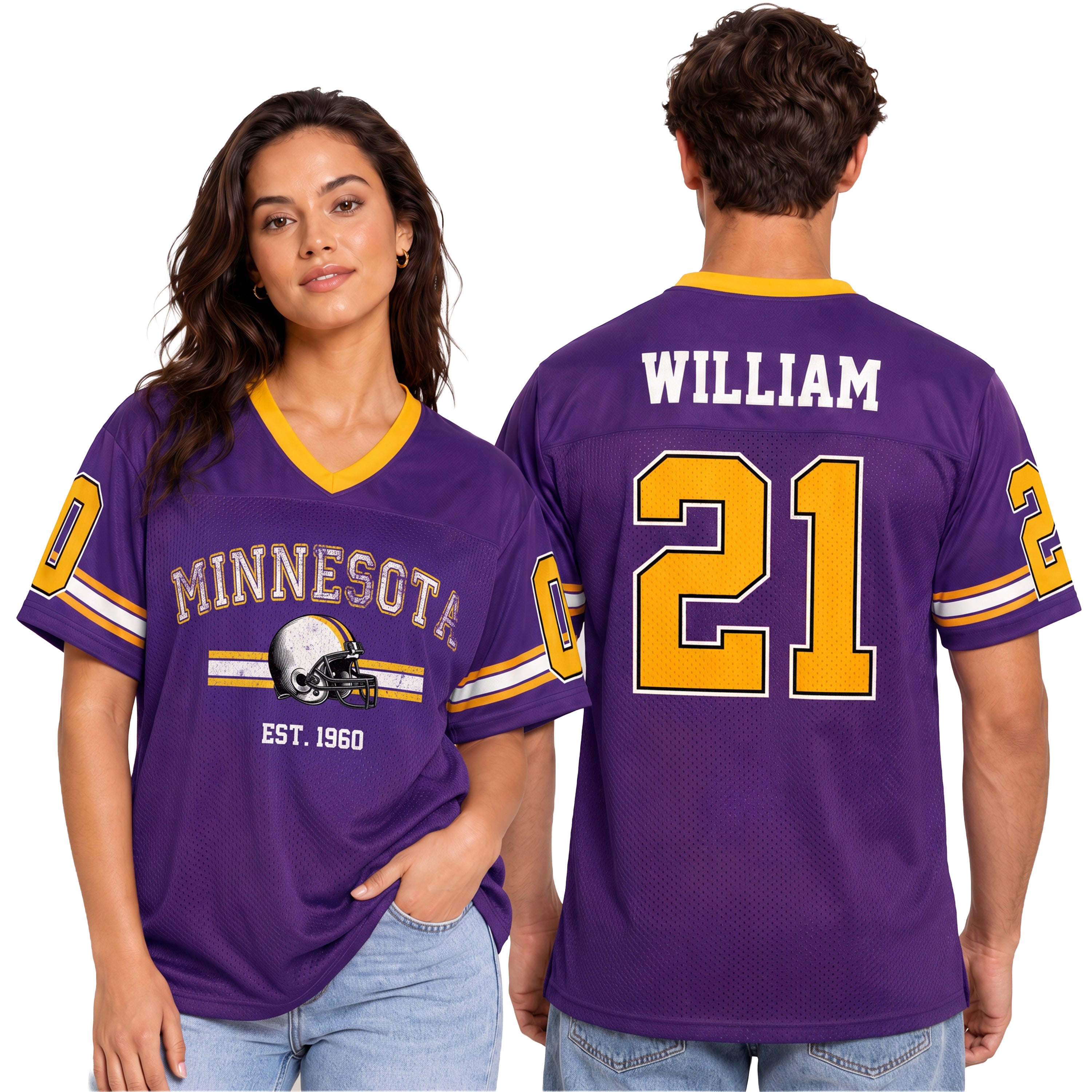 Custom City Football Jersey Minnesota - Design Your Own