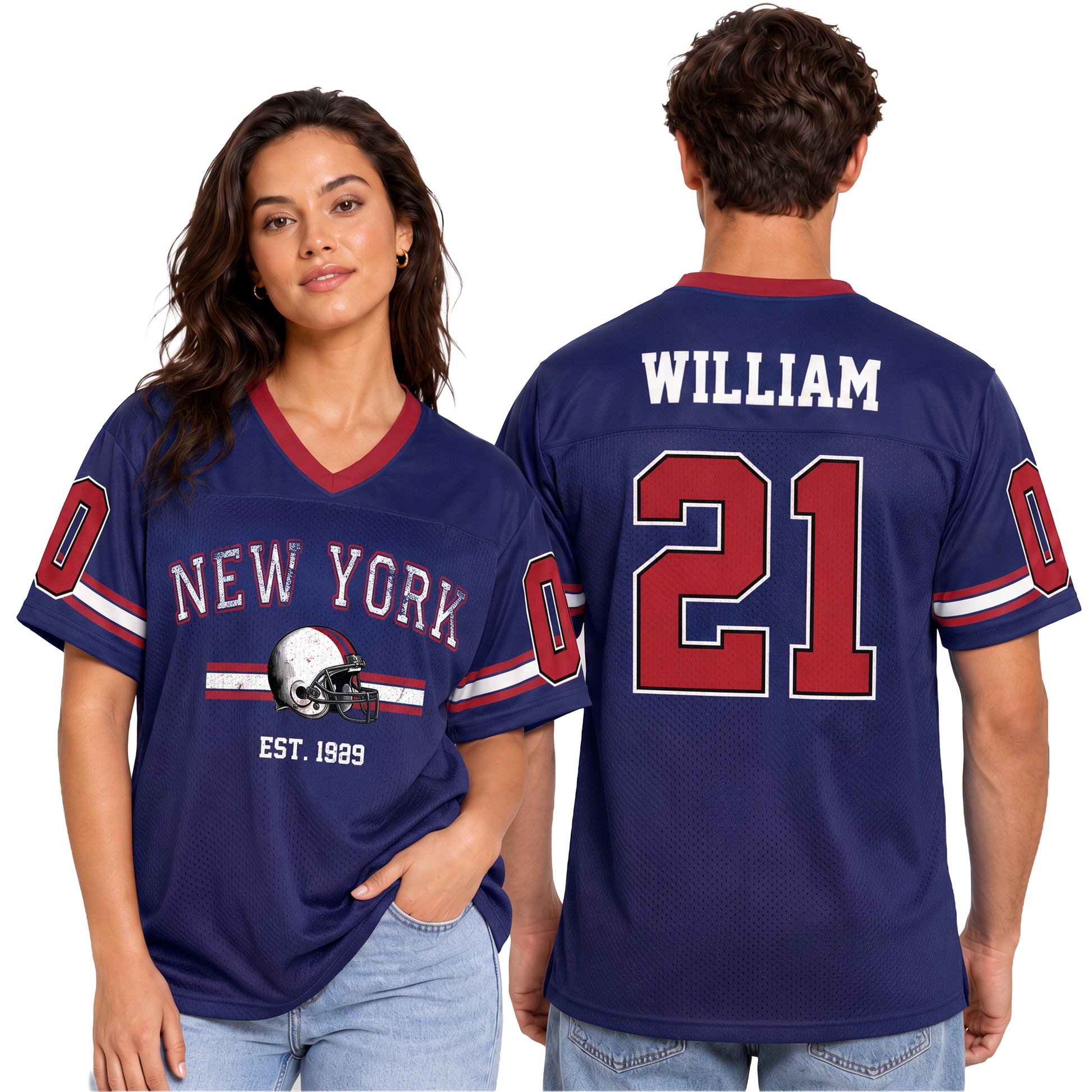 Custom City Football Jersey New York G - Design Your Own