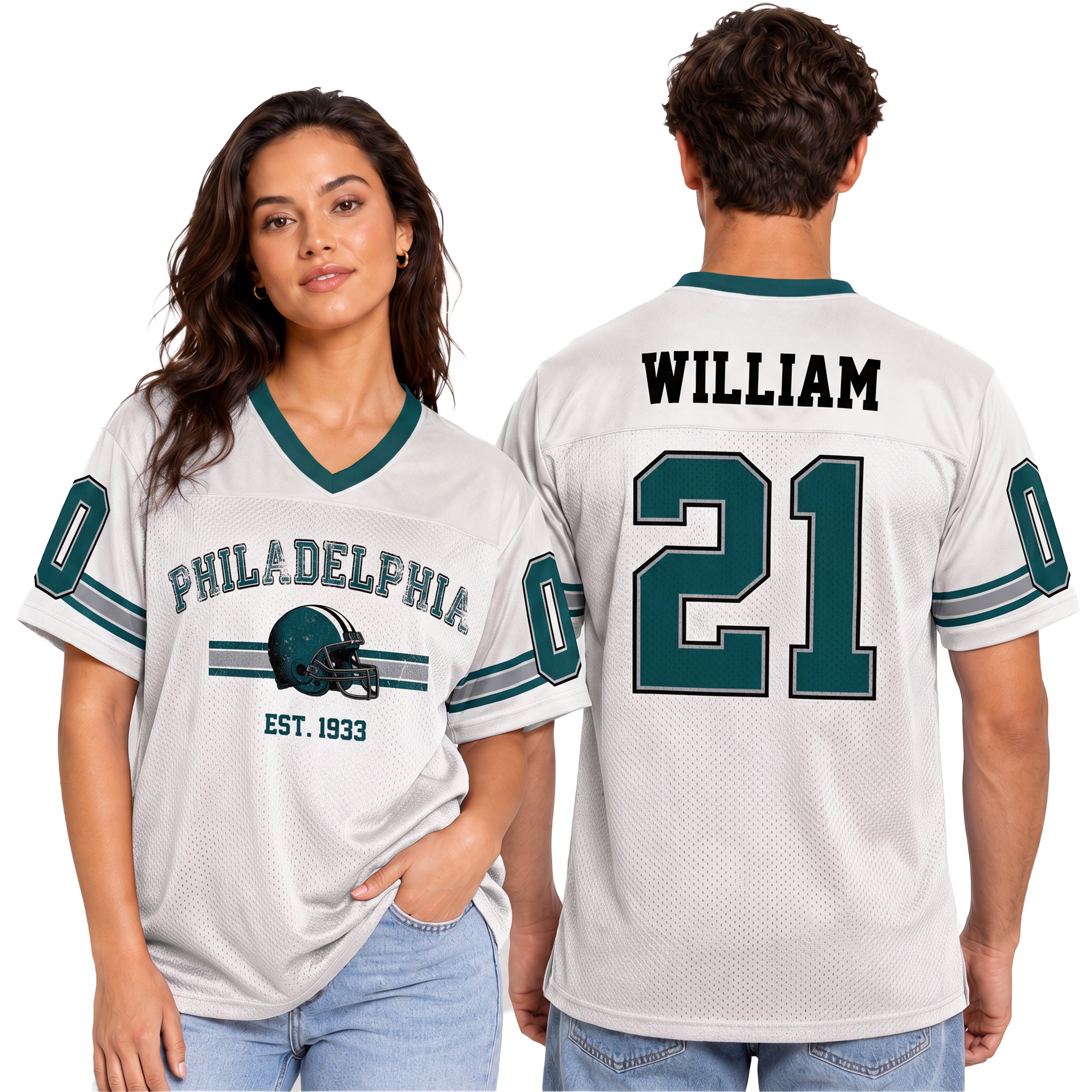Custom City Football Jersey Philadelphia - Design Your Own