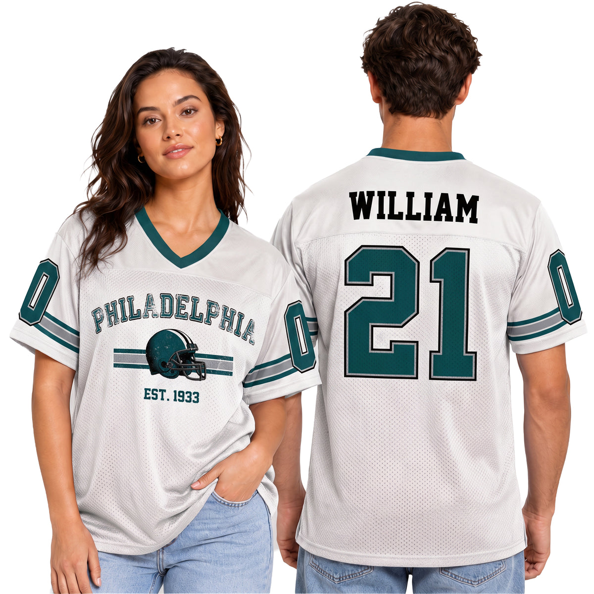 Custom City Football Jersey Philadelphia - Design Your Own