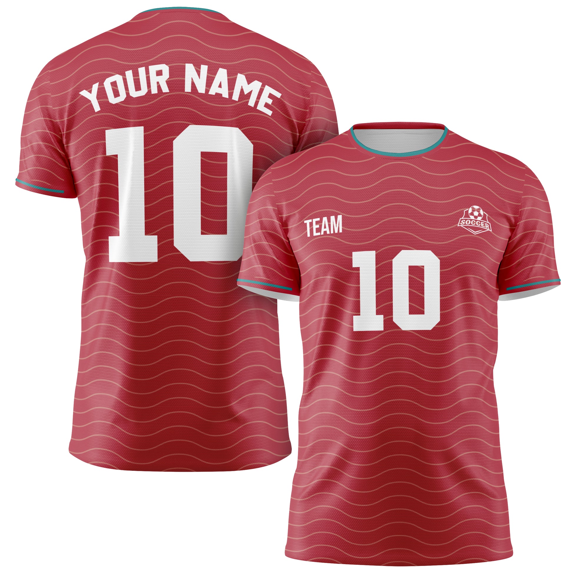 Custom Portugal Soccer Jersey 2026 Crimson and White - Design Your Own